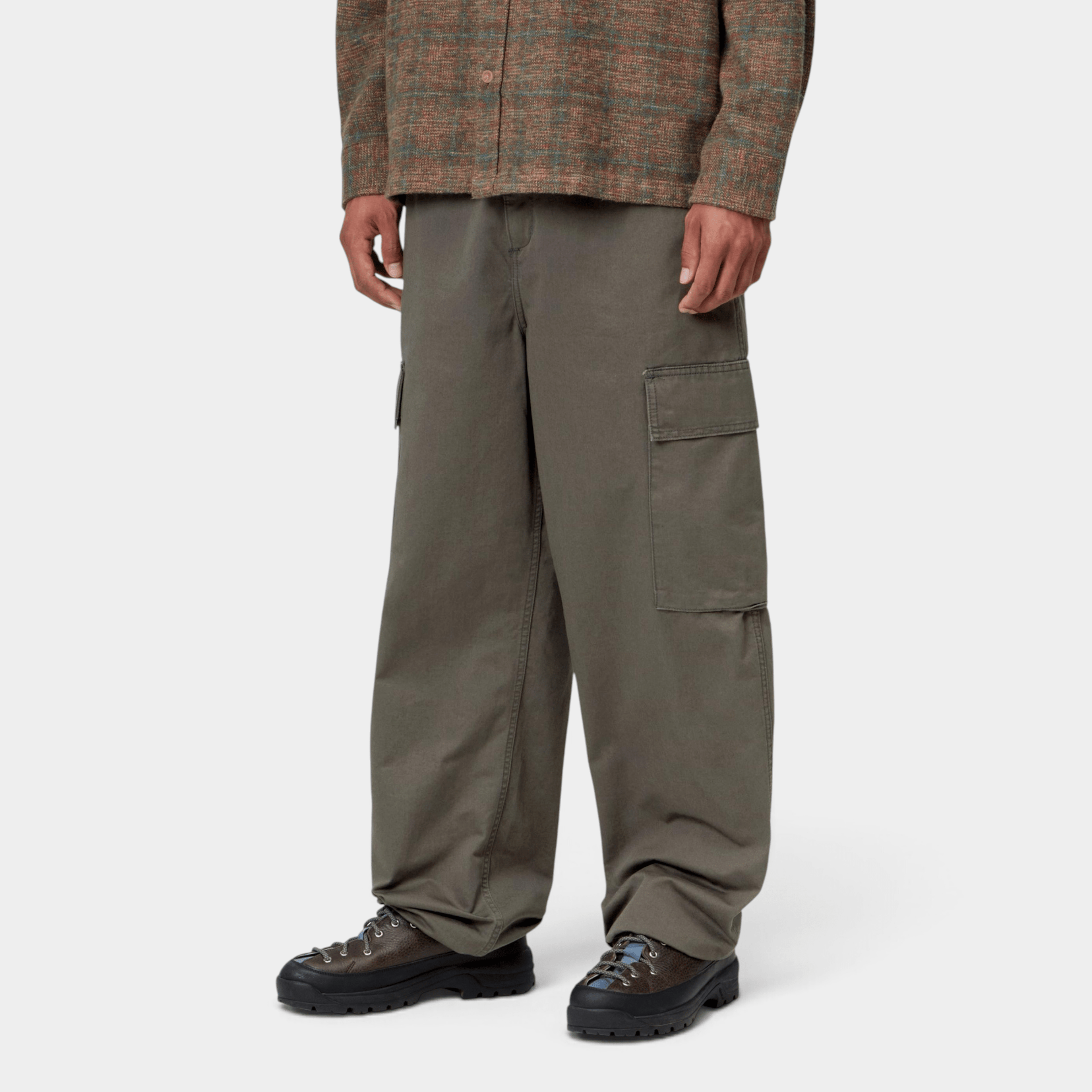 CARHARTT WIP - Carhartt Wip Pantaloni Cargo Kade - Kaki/5 - Hubert Humangoods