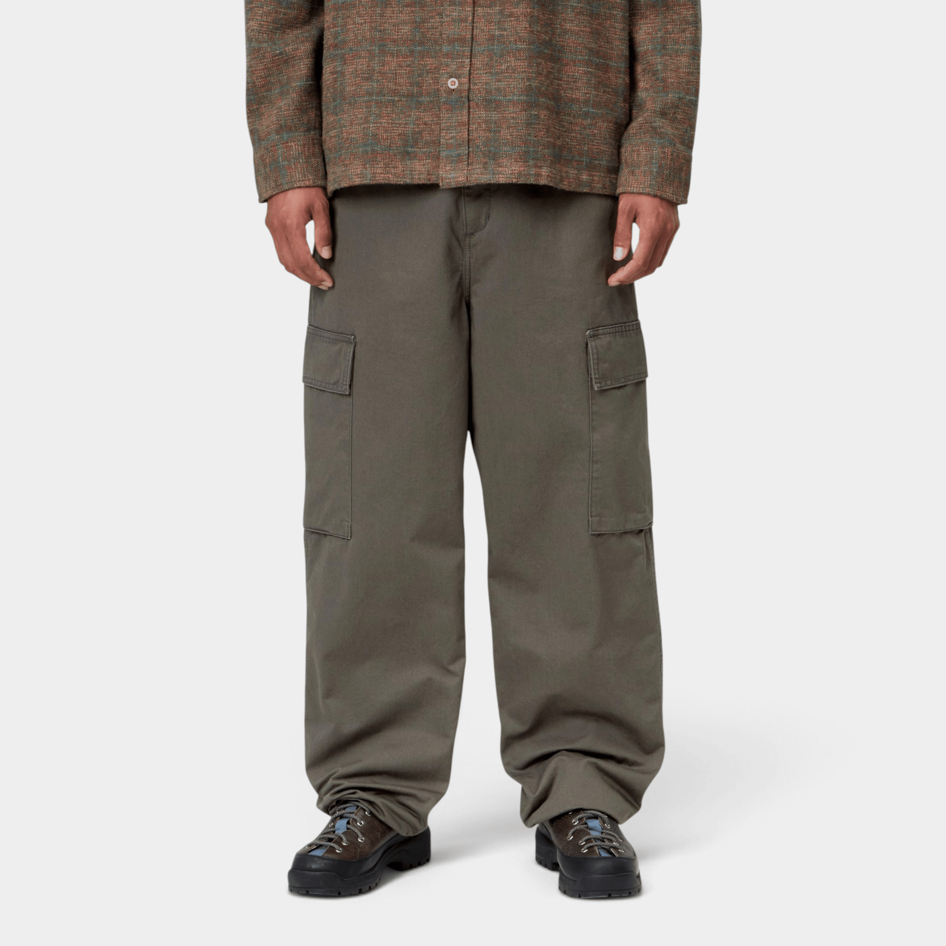 CARHARTT WIP - Carhartt Wip Pantaloni Cargo Kade - Kaki/2 - Hubert Humangoods