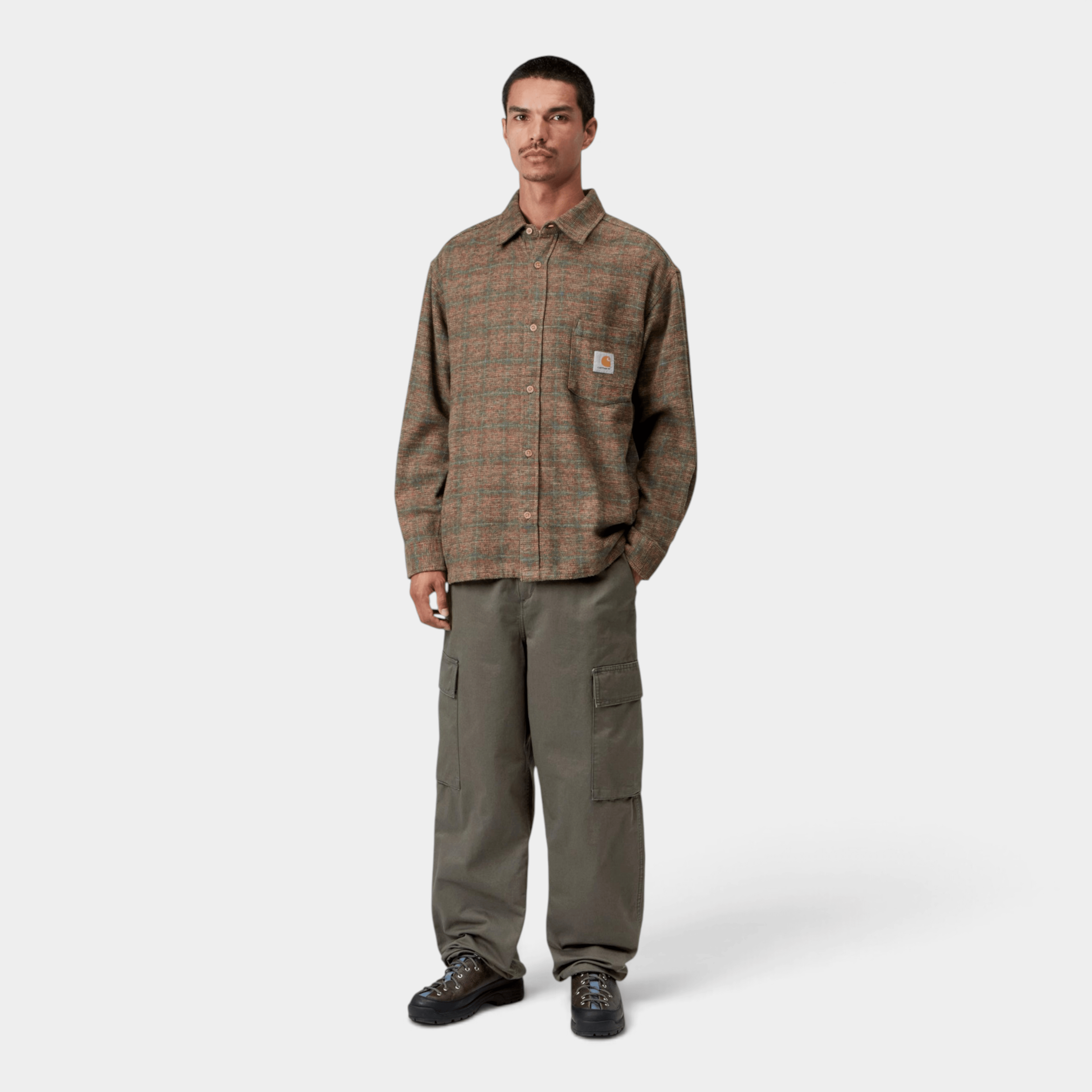 CARHARTT WIP - Carhartt Wip Pantaloni Cargo Kade - Kaki/3 - Hubert Humangoods