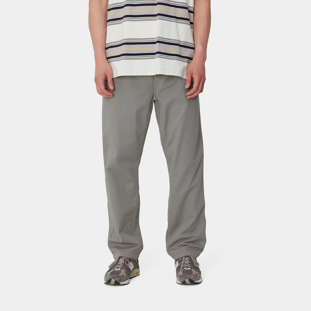 CARHARTT WIP Carhartt Wip Pantaloni Flint - Grigio - Hubert Humangoods