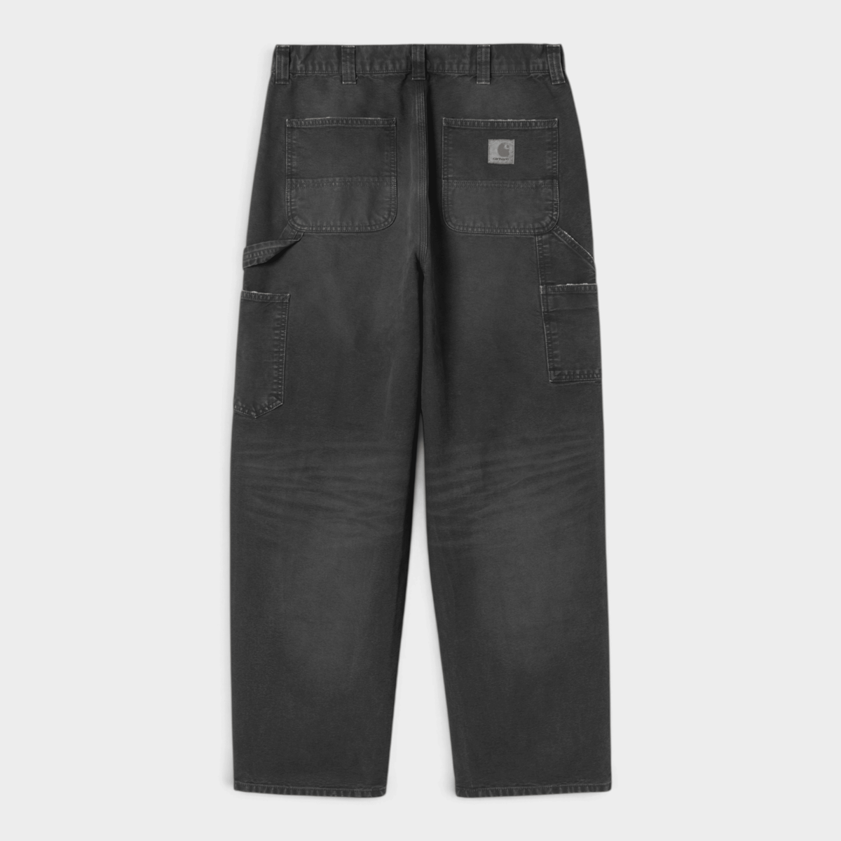 CARHARTT WIP - Carhartt Wip Pantaloni in canvas Og Double Knee - Nero lavato/6 - Hubert Humangoods