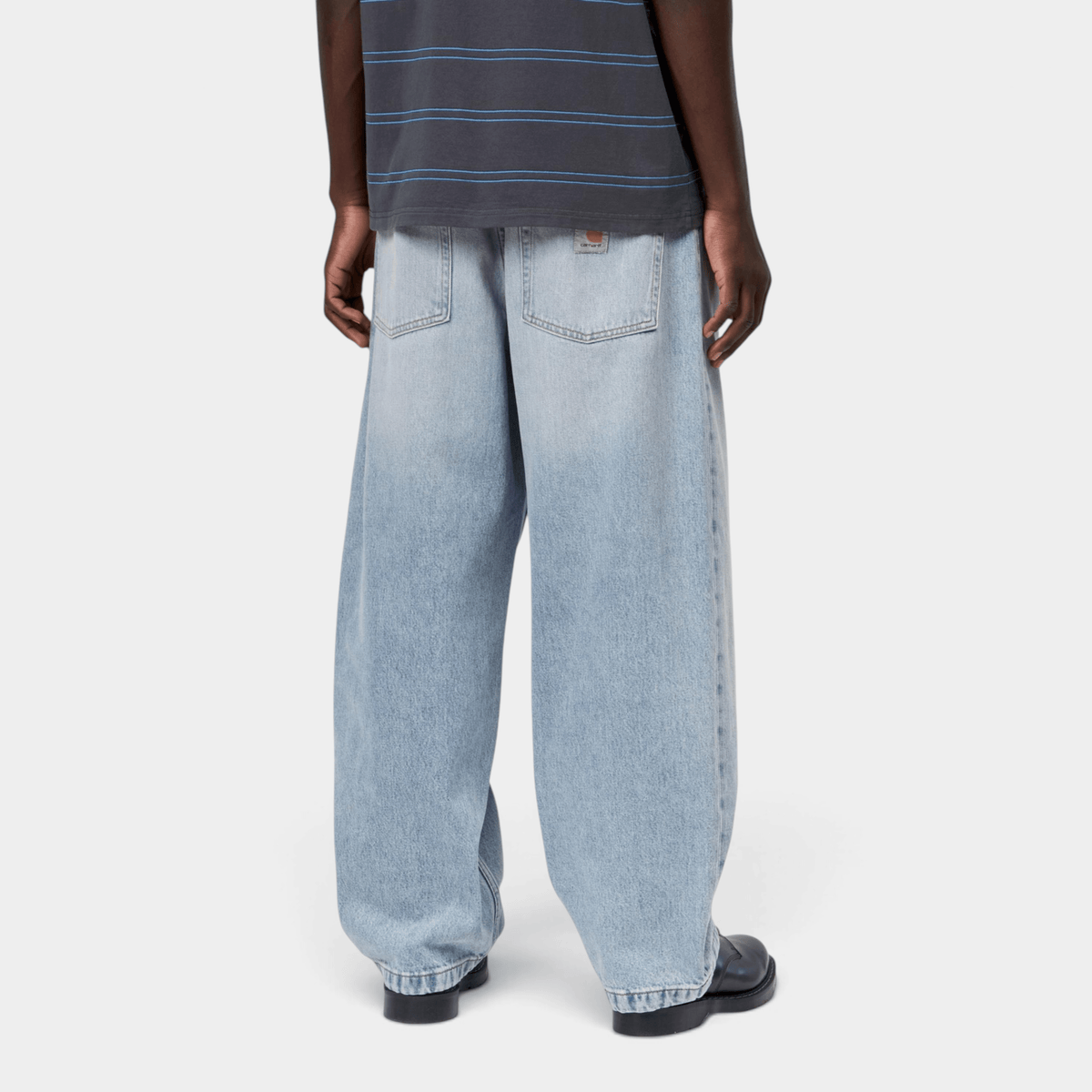 CARHARTT WIP - Carhartt Wip Pantaloni in denim Brandon - Blu chiaro slavato/5 - Hubert Humangoods