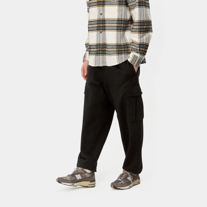 CARHARTT WIP Carhartt Wip Pantaloni in felpa Cargo - Nero - Hubert Humangoods