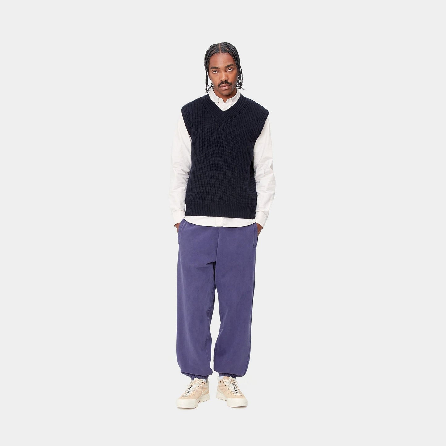 CARHARTT WIP Carhartt Wip Pantaloni in felpa Vista - Viola - Hubert Humangoods