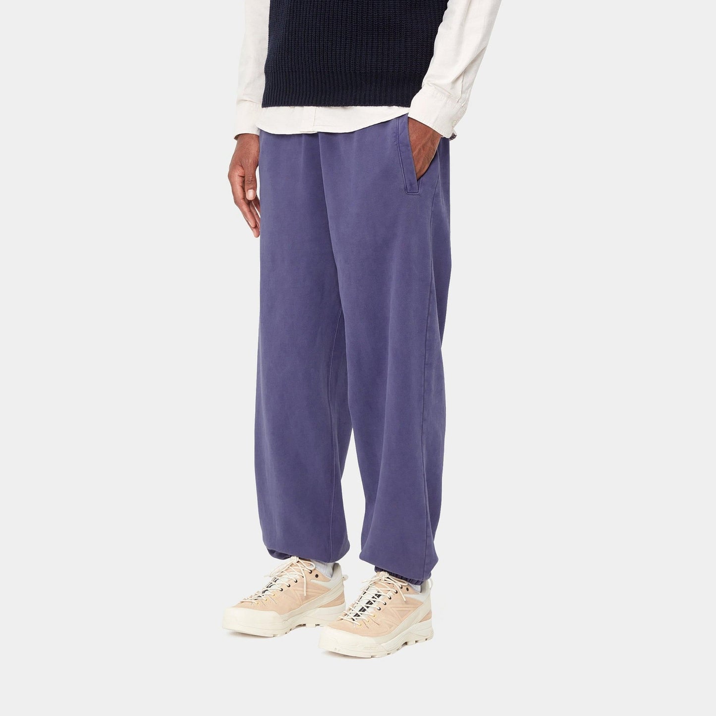 CARHARTT WIP Carhartt Wip Pantaloni in felpa Vista - Viola - Hubert Humangoods