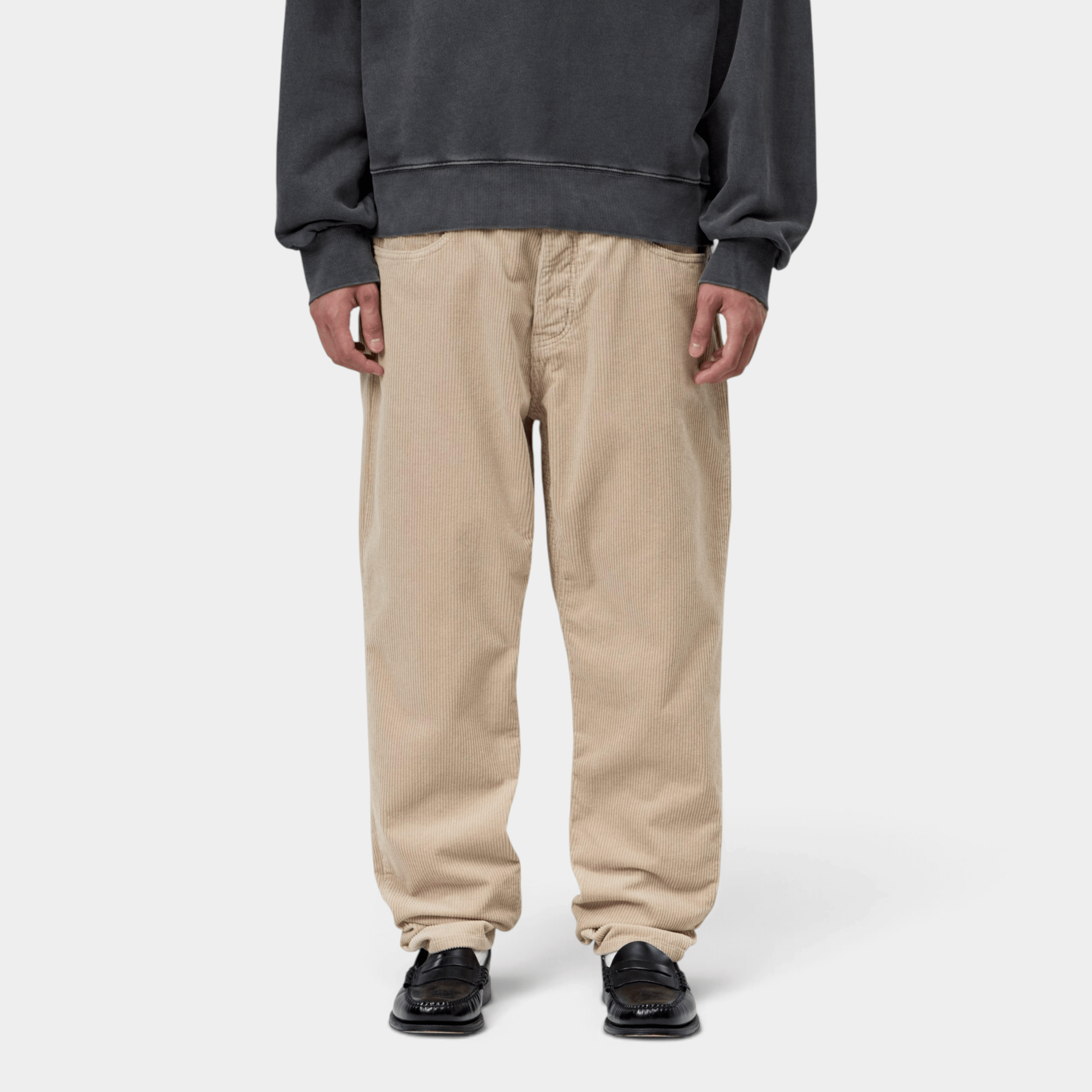 CARHARTT WIP - Carhartt Wip Pantaloni Newel in velluto a coste - Beige/3 - Hubert Humangoods