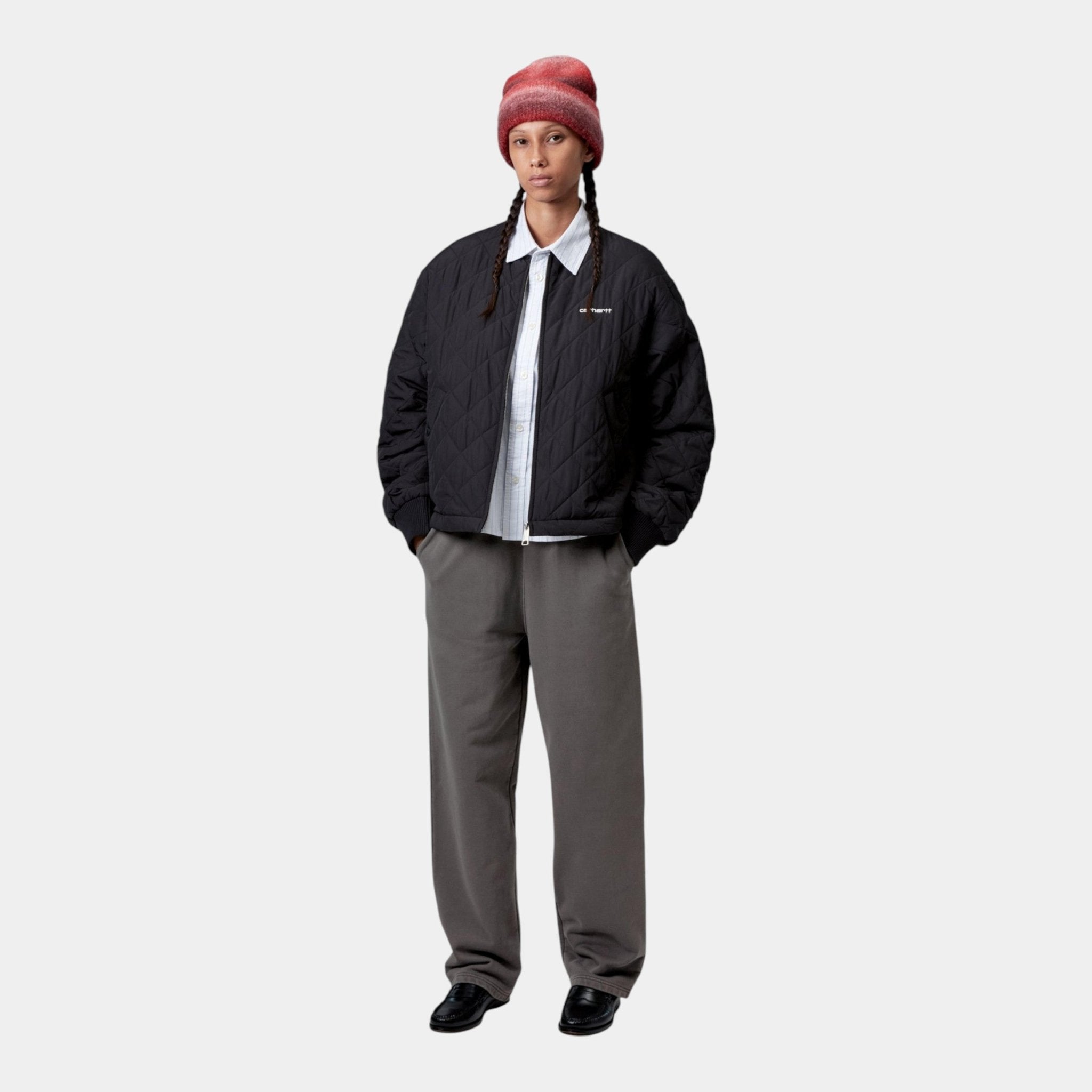 CARHARTT WIP Carhartt Wip Pantaloni W'Benton - Grafite - Hubert Humangoods