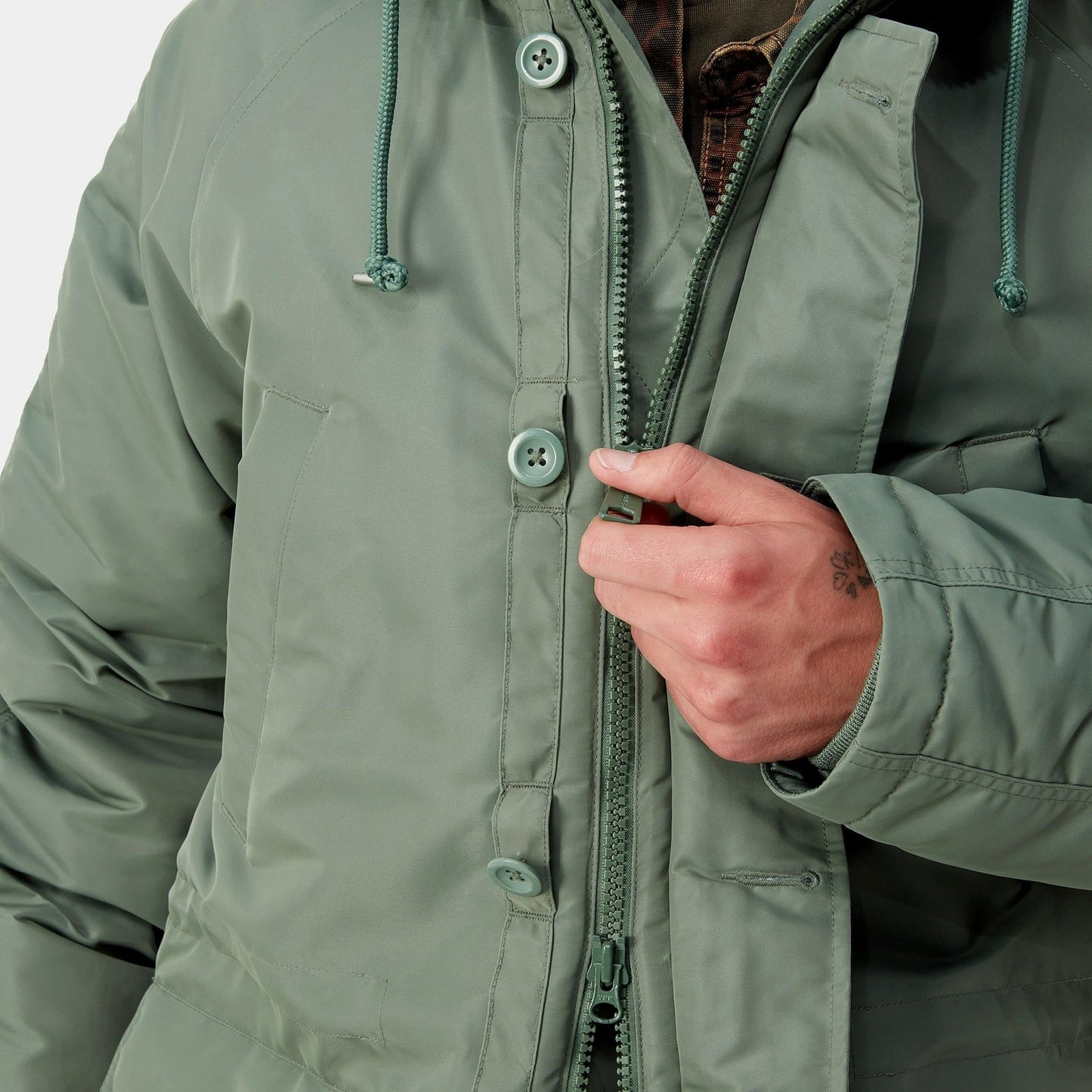 CARHARTT WIP Carhartt Wip Parka Olten - Verde - Hubert Humangoods