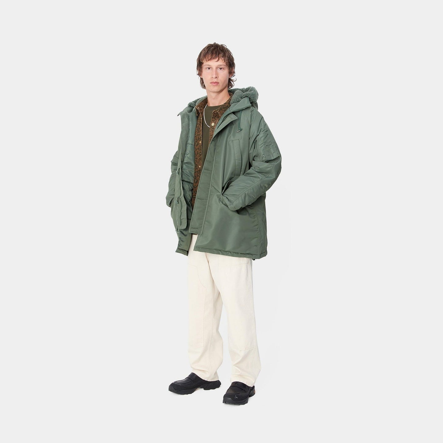 CARHARTT WIP Carhartt Wip Parka Olten - Verde - Hubert Humangoods