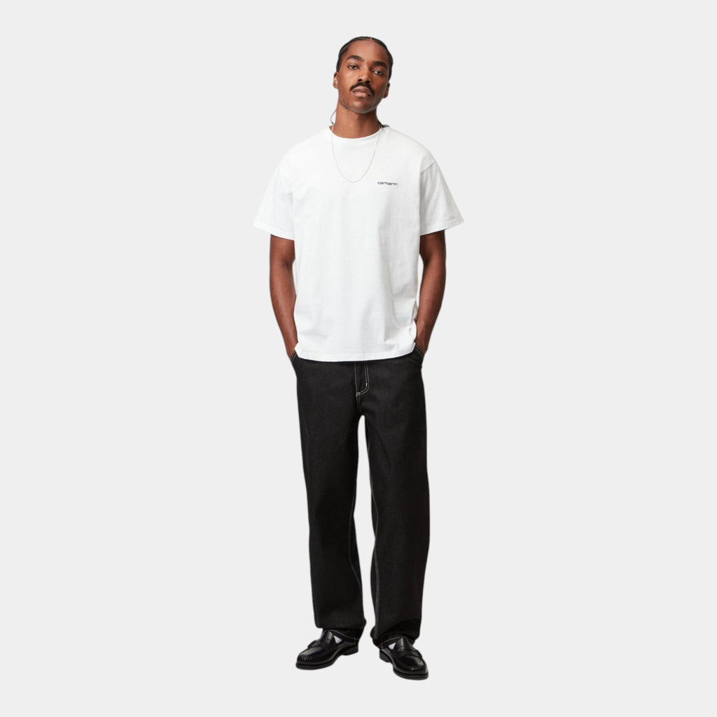 CARHARTT WIP Carhartt Wip Script Embroidery T-shirt - Bianco - Hubert Humangoods