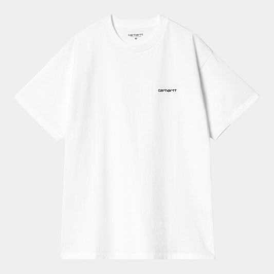 CARHARTT WIP Carhartt Wip Script Embroidery T-shirt - Bianco - Hubert Humangoods