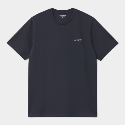 Carhartt Wip Script Embroidery T-shirt - Blu