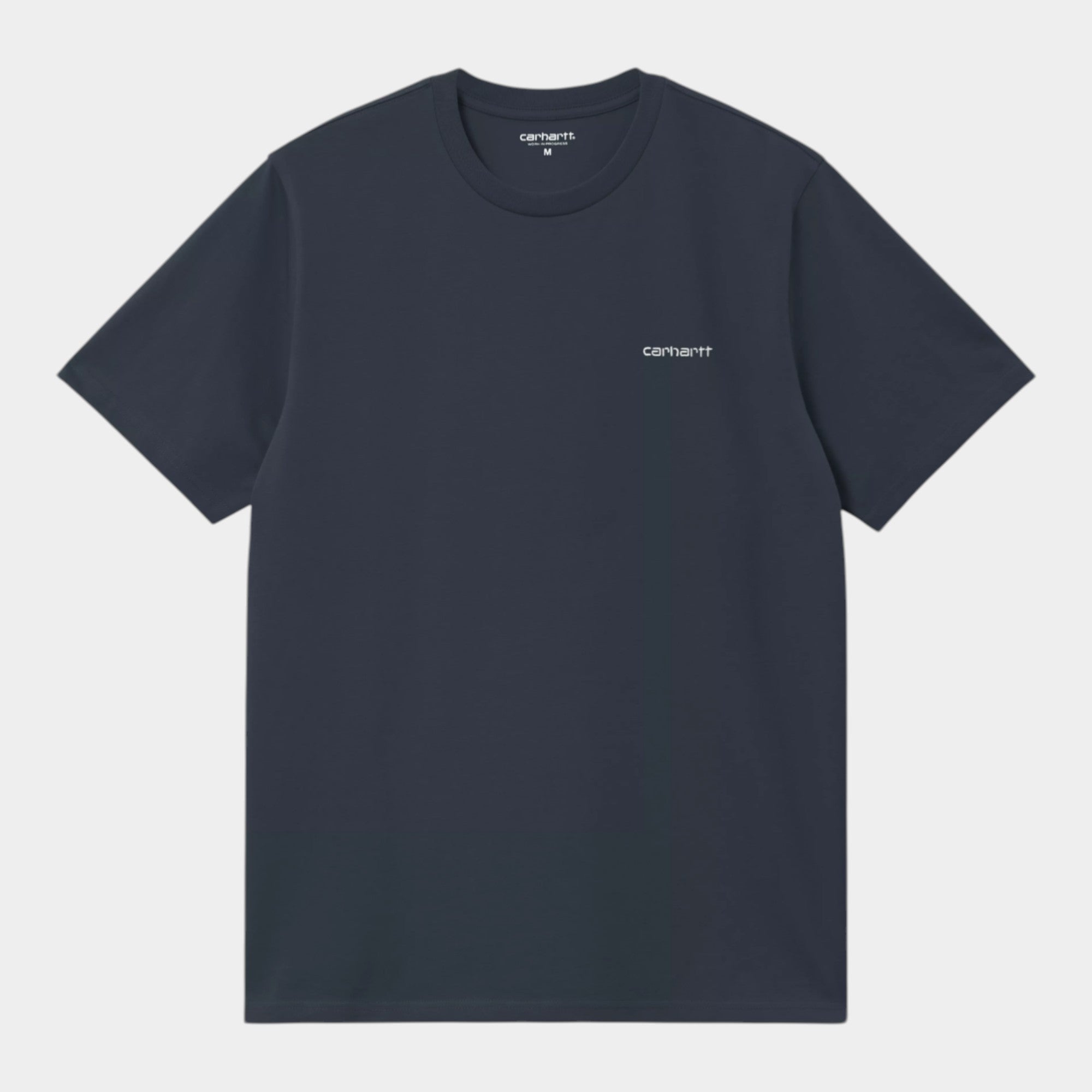 CARHARTT WIP - Carhartt Wip Script Embroidery T-shirt - Blu scuro/1 - Hubert Humangoods