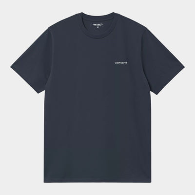 Carhartt Wip Script Embroidery T-shirt - Blu scuro