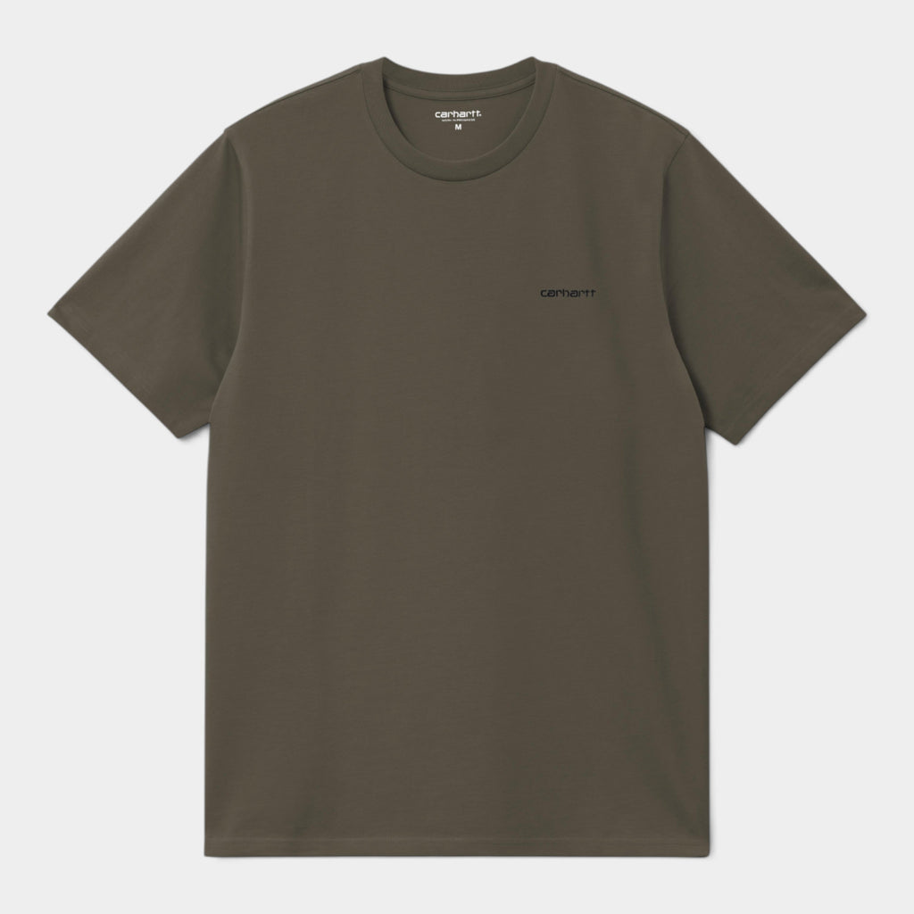 CARHARTT WIP - Carhartt Wip Script Embroidery T-shirt - Cipresso/1 - Hubert Humangoods