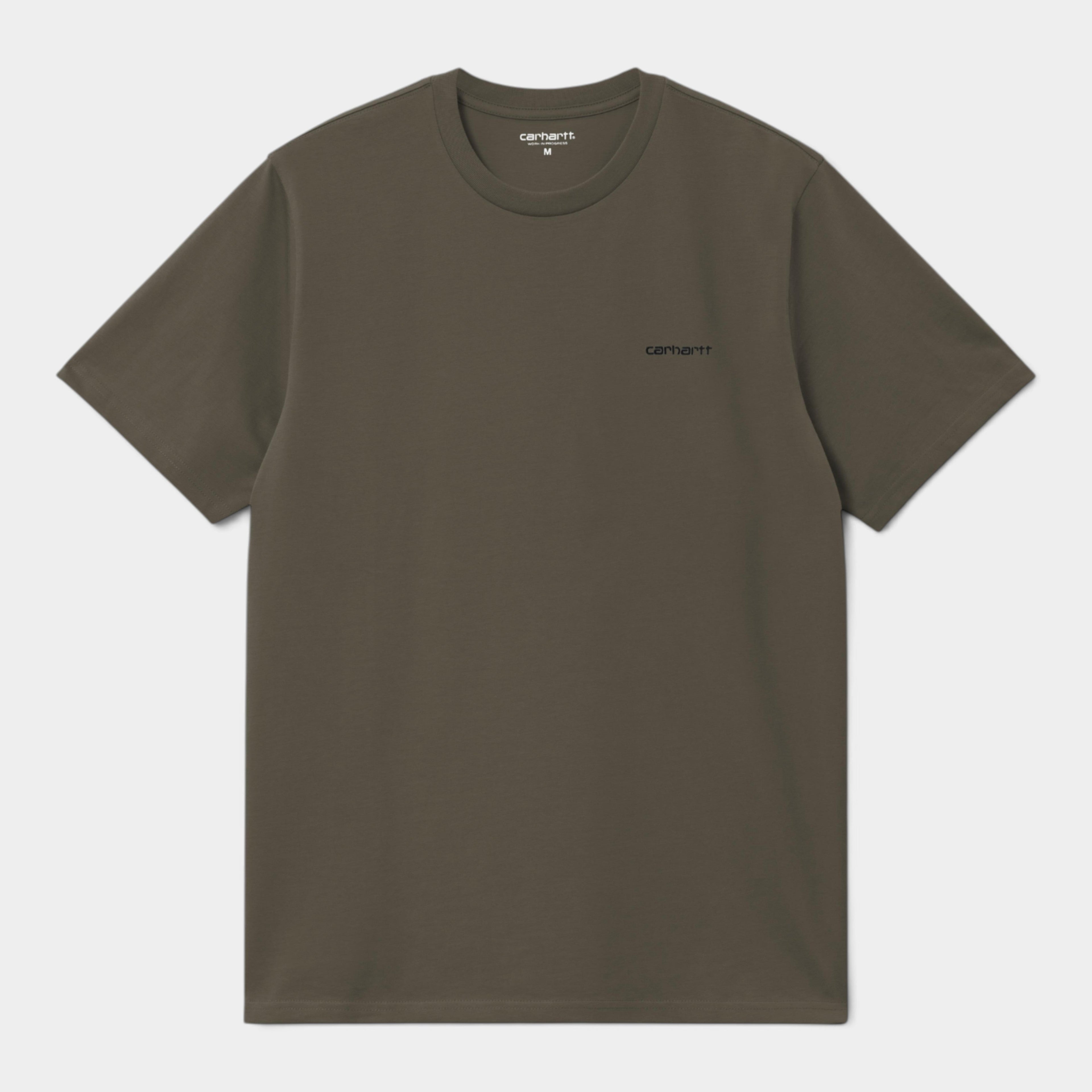 CARHARTT WIP - Carhartt Wip Script Embroidery T-shirt - Cipresso/1 - Hubert Humangoods