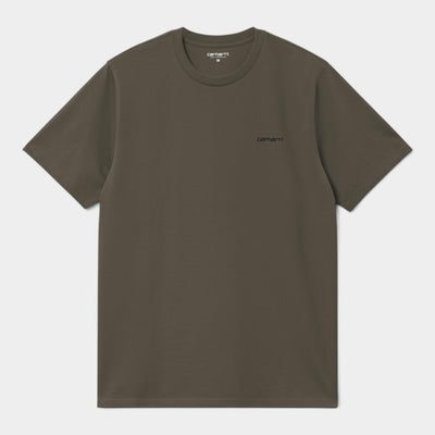 Carhartt Wip Script Embroidery T-shirt - Cipresso