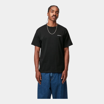 CARHARTT WIP Carhartt Wip Script Embroidery T-shirt - Nero - Hubert Humangoods