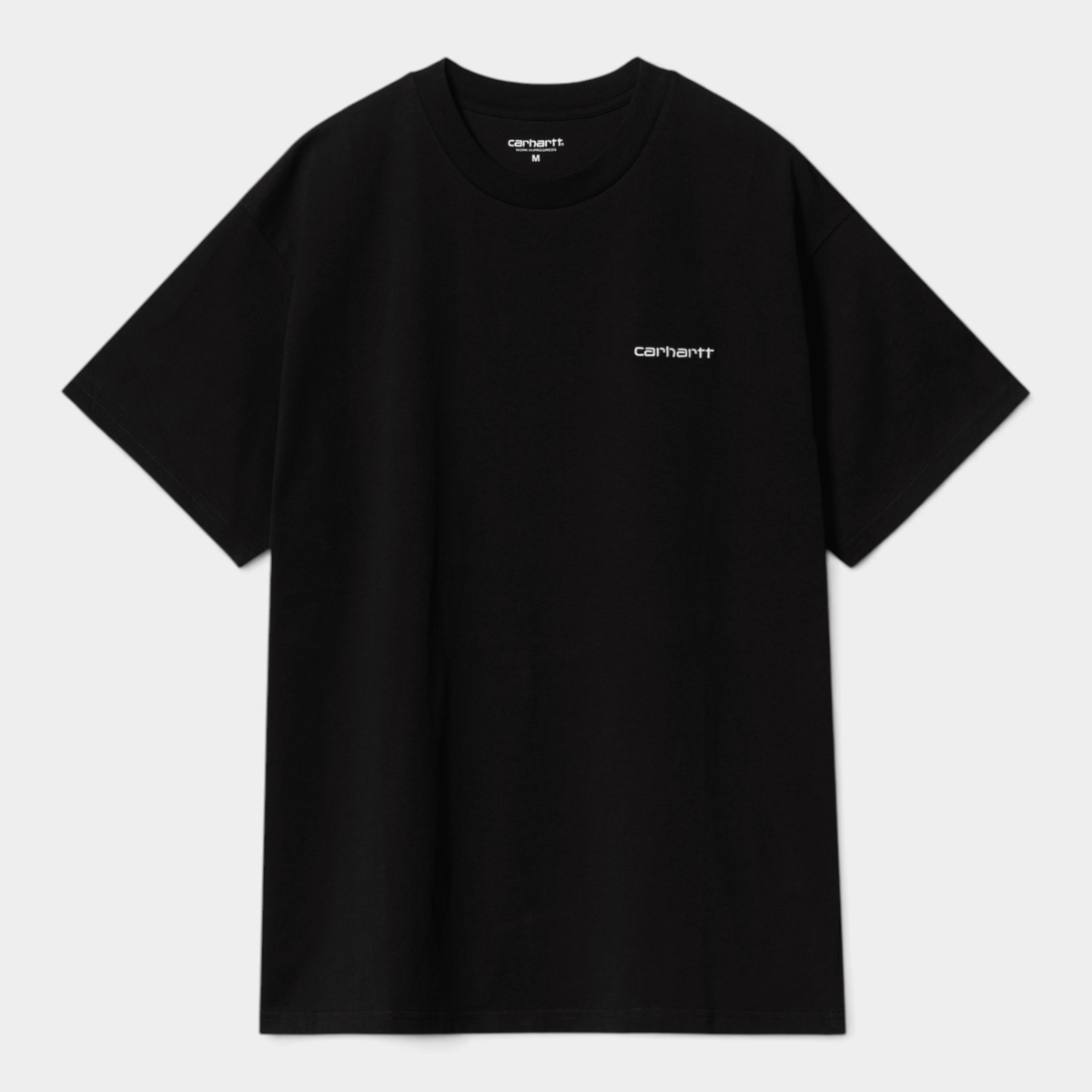 CARHARTT WIP - Carhartt Wip Script Embroidery T-shirt - Nero/1 - Hubert Humangoods