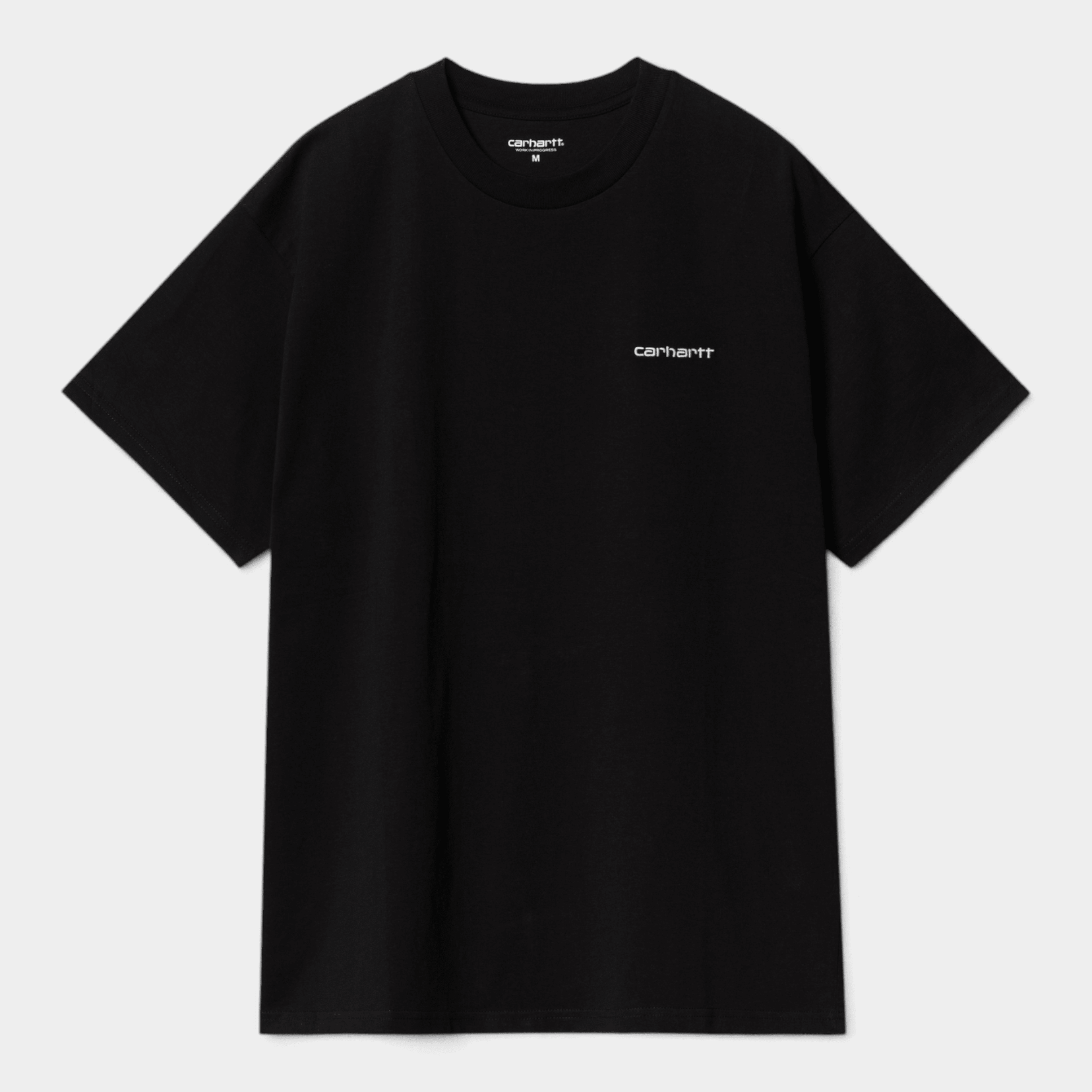 CARHARTT WIP - Carhartt Wip Script Embroidery T-shirt - Nero/1 - Hubert Humangoods