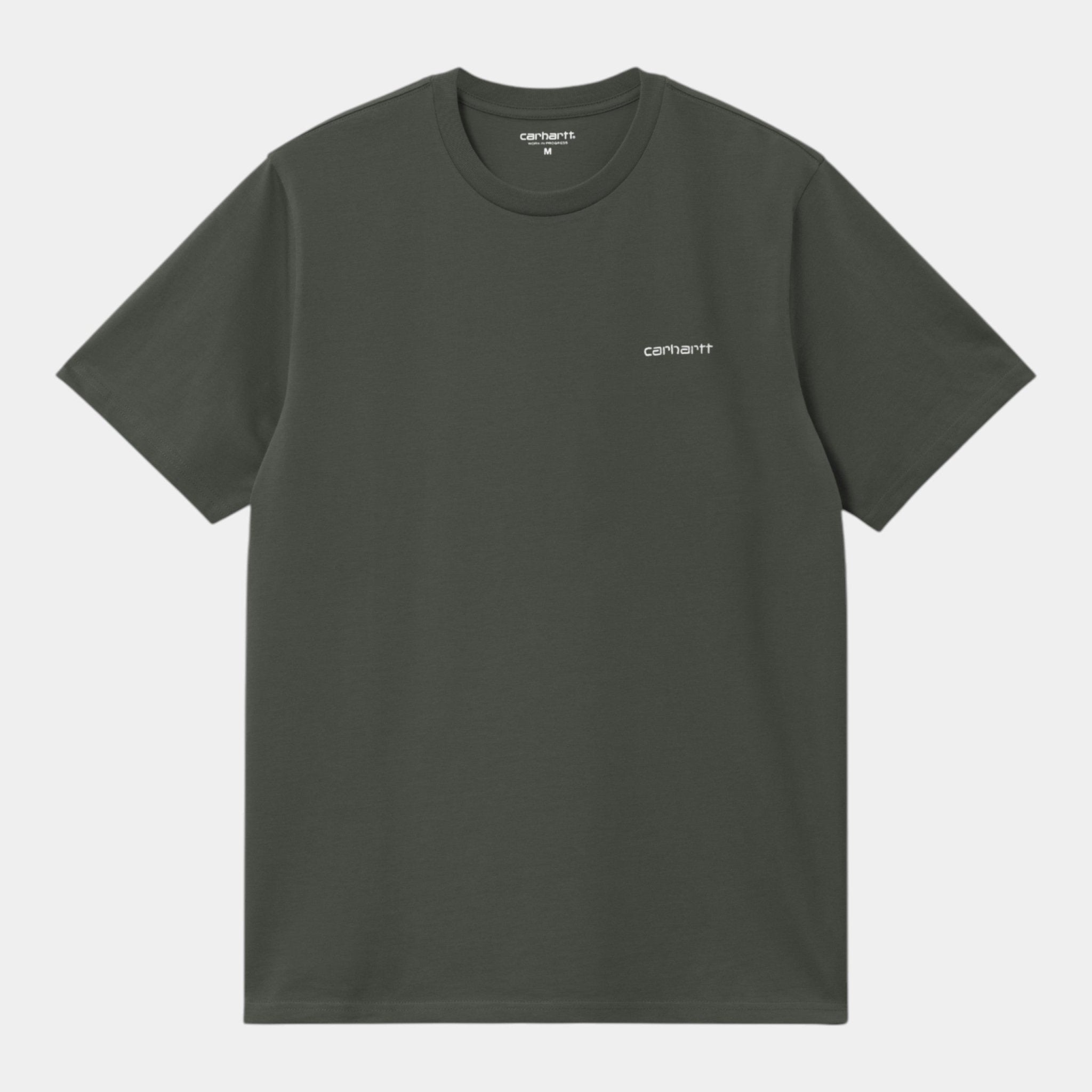 CARHARTT WIP Carhartt Wip Script Embroidery T-shirt - Verde Opuntia - Hubert Humangoods