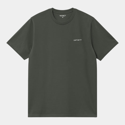 CARHARTT WIP Carhartt Wip Script Embroidery T-shirt - Verde Opuntia - Hubert Humangoods