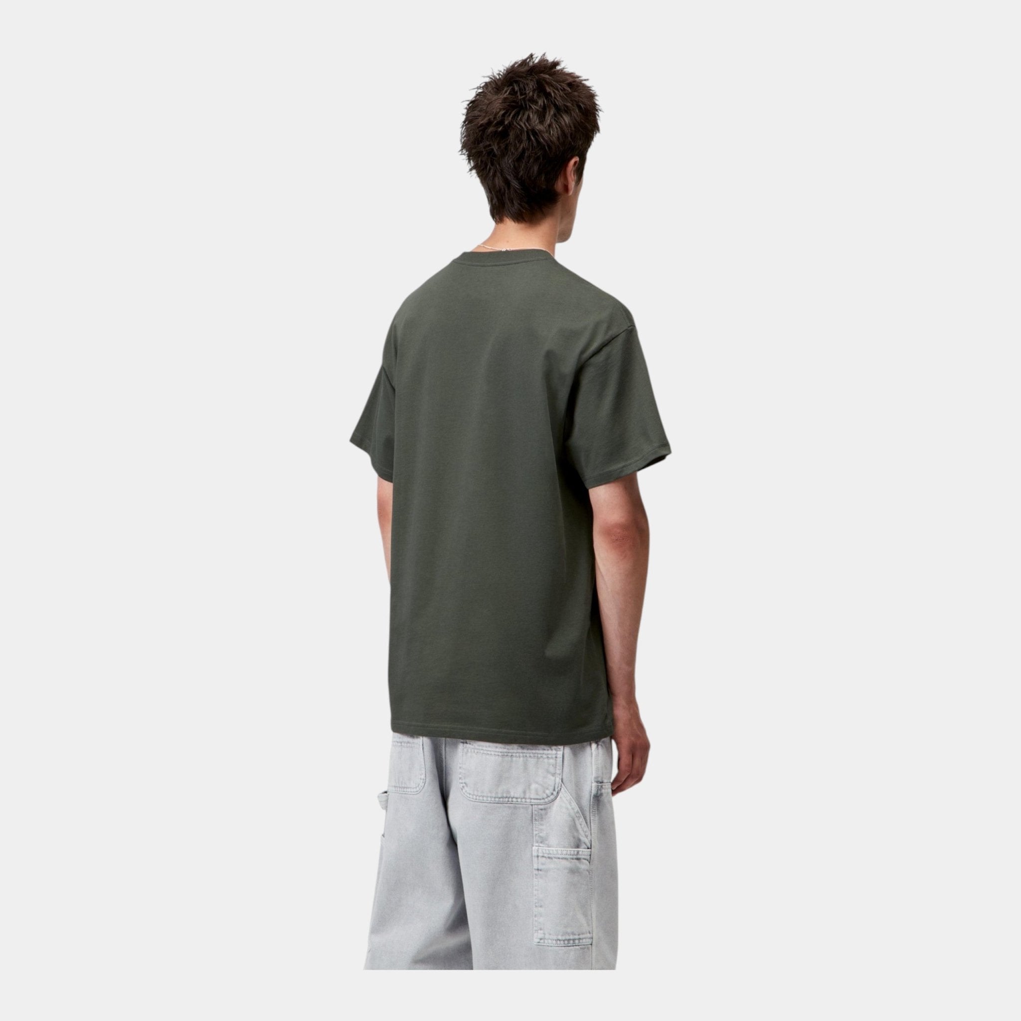 CARHARTT WIP Carhartt Wip Script Embroidery T-shirt - Verde Opuntia - Hubert Humangoods