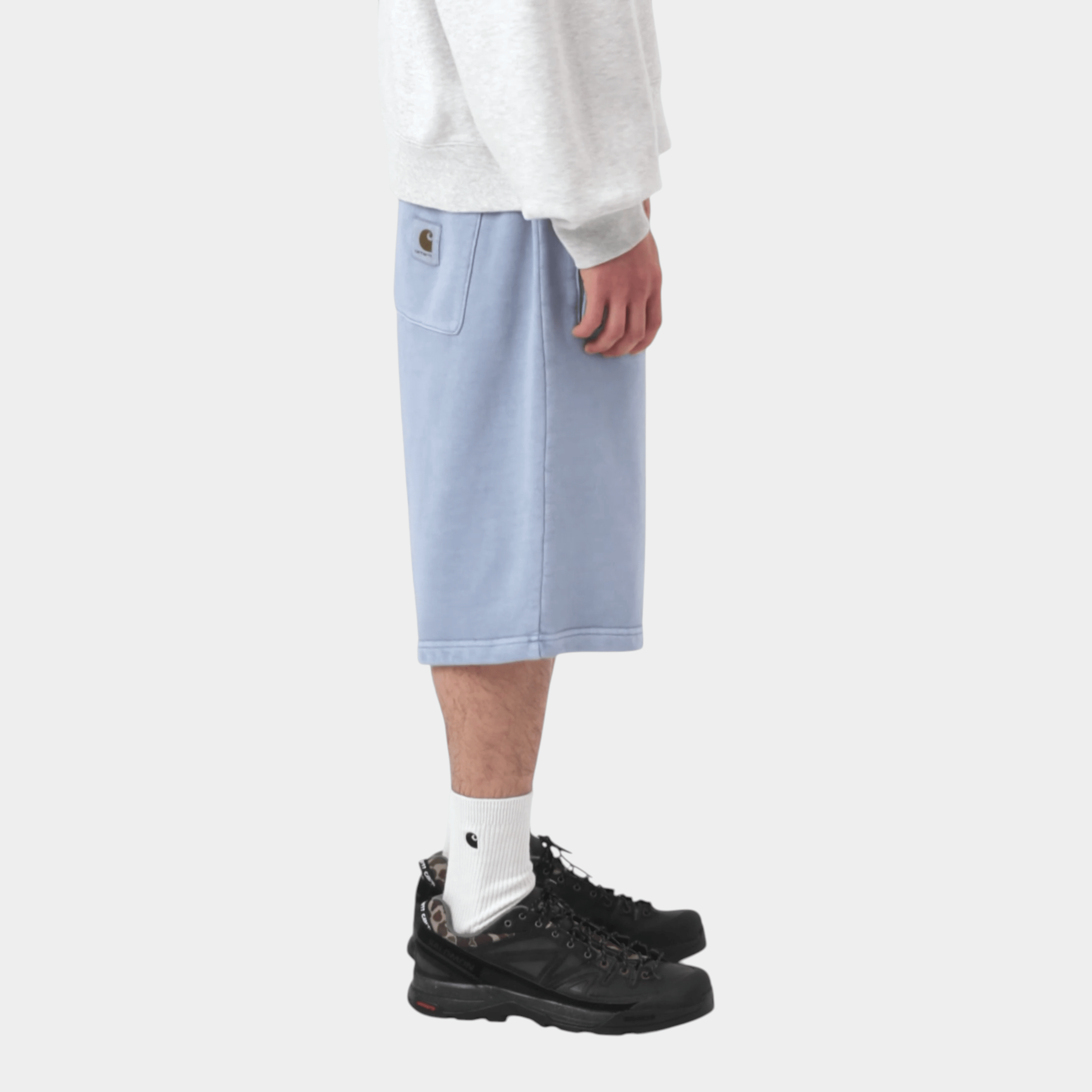 CARHARTT WIP - Carhartt Wip Short Nelson in felpa - Azzurro/3 - Hubert Humangoods