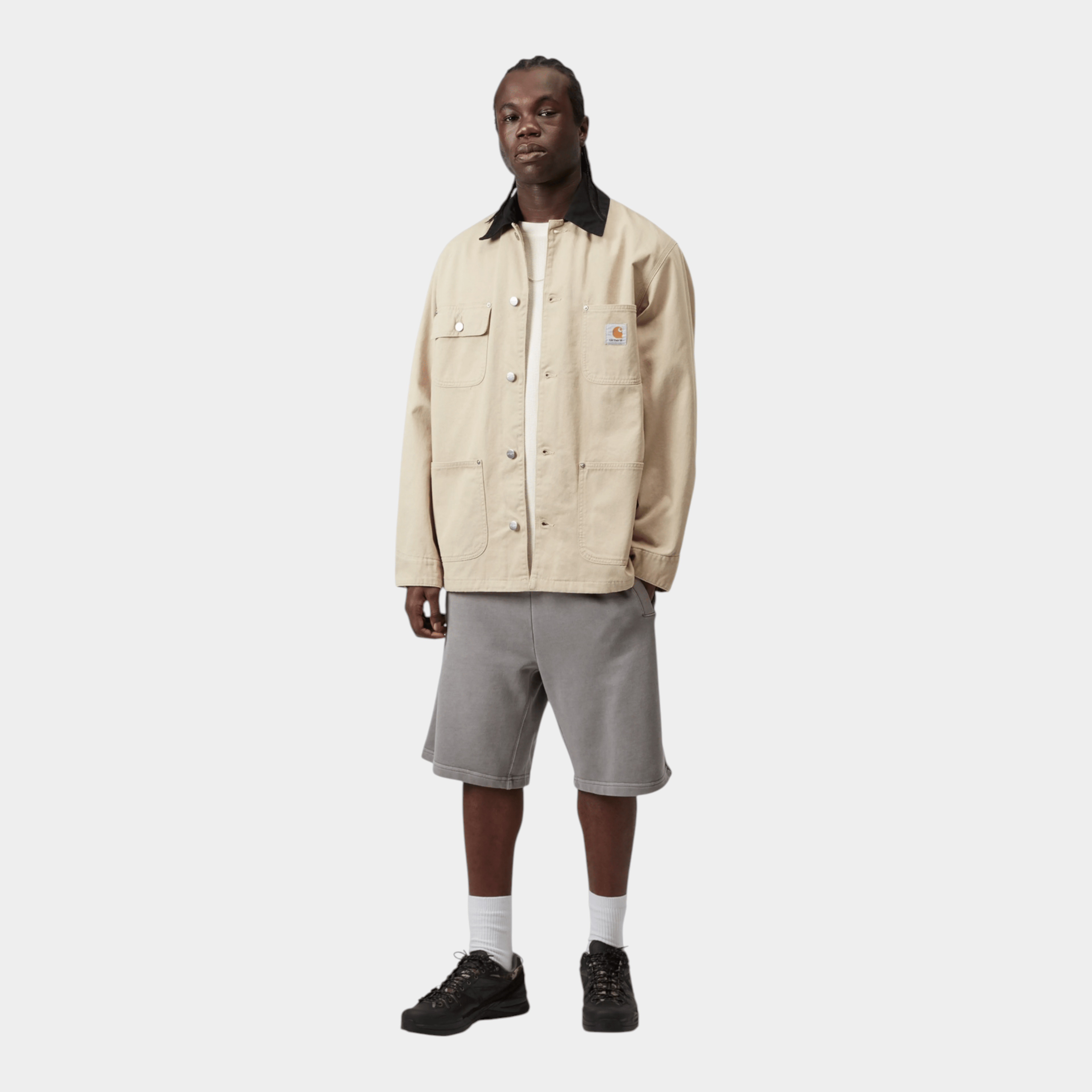 CARHARTT WIP - Carhartt Wip Short Nelson in felpa - Grigio/5 - Hubert Humangoods