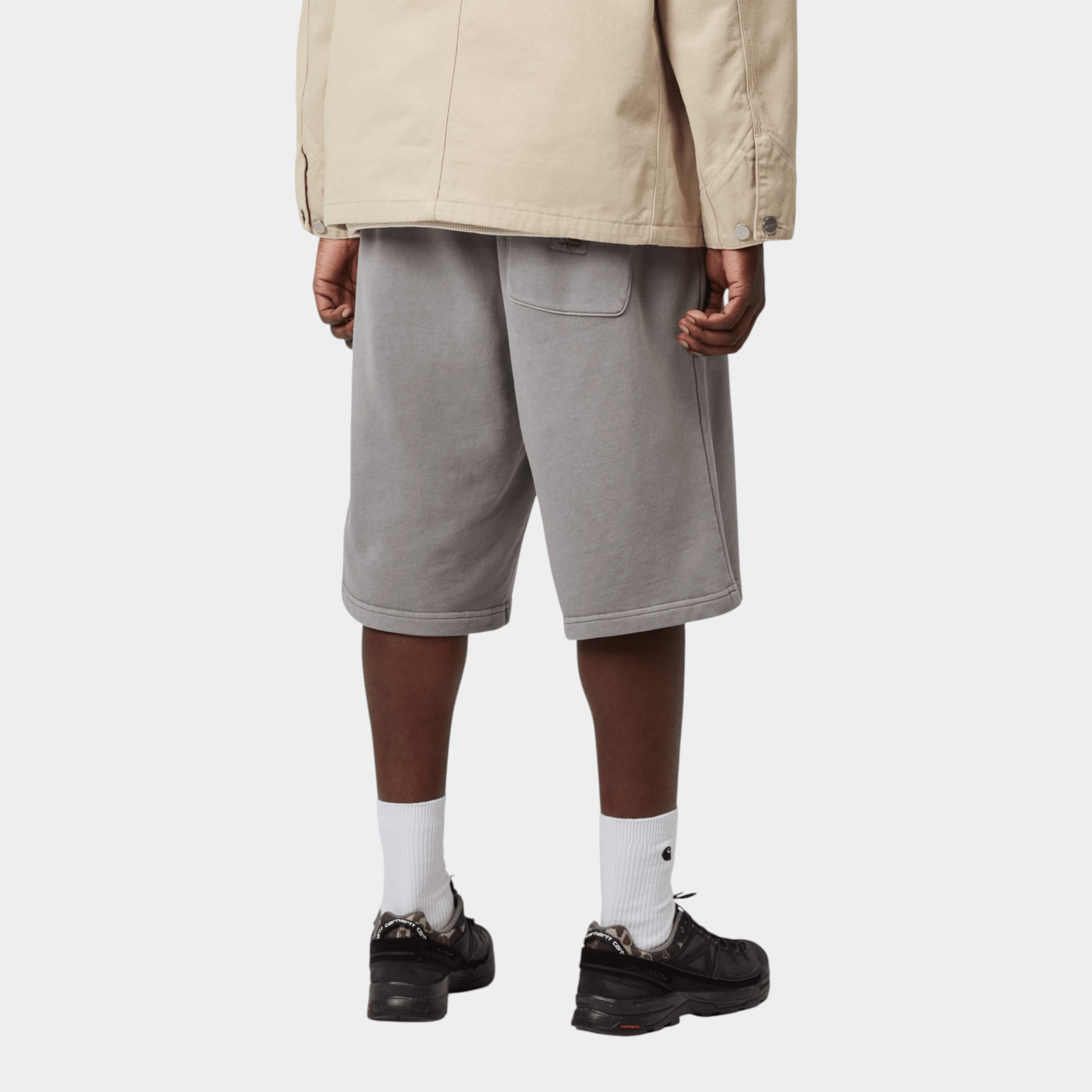 CARHARTT WIP - Carhartt Wip Short Nelson in felpa - Grigio/3 - Hubert Humangoods