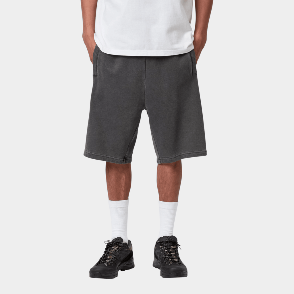 CARHARTT WIP - Carhartt Wip Short Nelson in felpa - Nero/2 - Hubert Humangoods