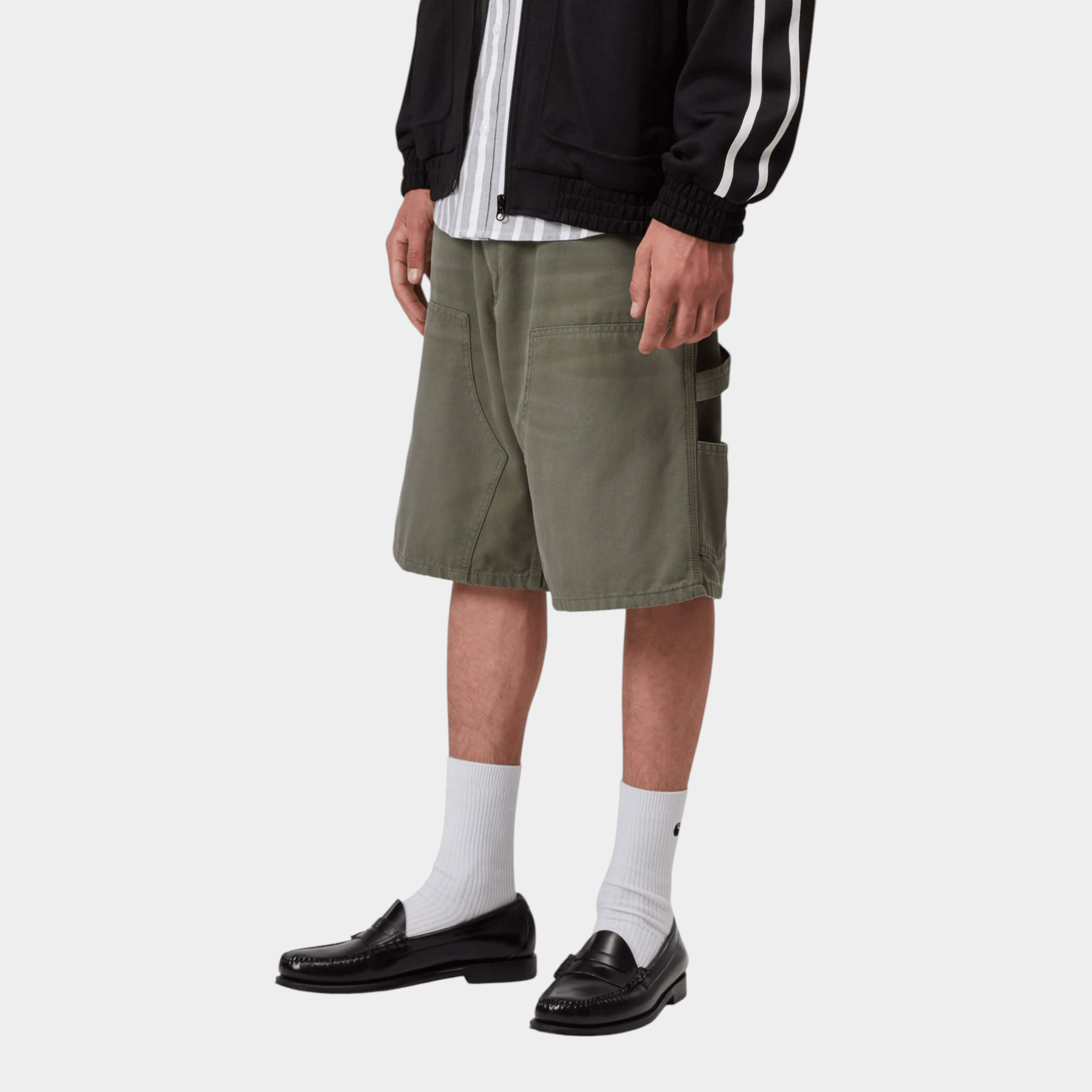 CARHARTT WIP - Carhartt Wip Shorts Double knee - Verde chiaro/3 - Hubert Humangoods