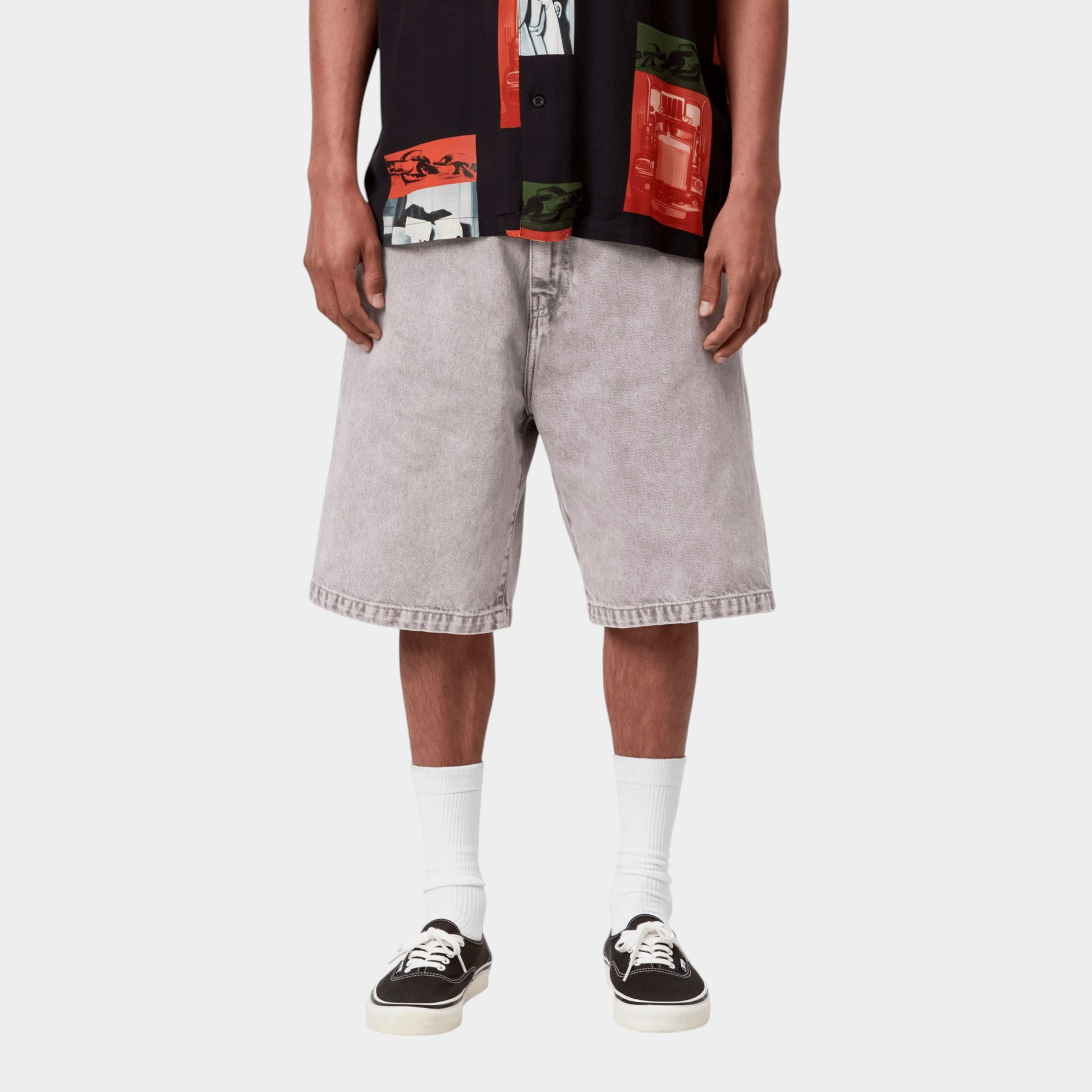 CARHARTT WIP - Carhartt Wip Shorts in Denim Landon - Denim marrone/3 - Hubert Humangoods