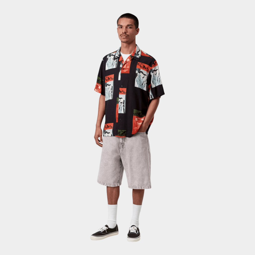 CARHARTT WIP - Carhartt Wip Shorts in Denim Landon - Denim marrone/5 - Hubert Humangoods