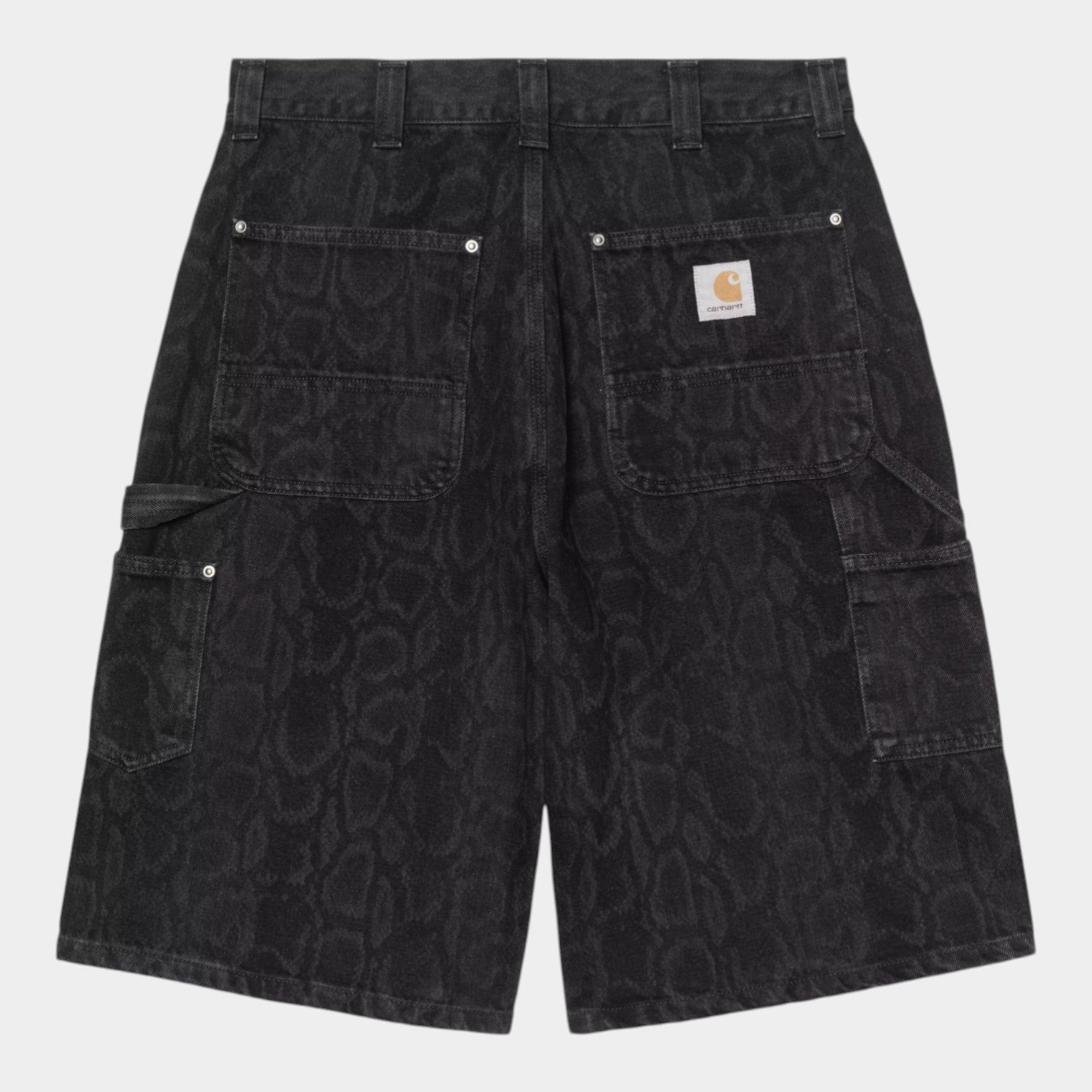 CARHARTT WIP - Carhartt Wip Shorts Og Double Knee camo snake - Nero/6 - Hubert Humangoods