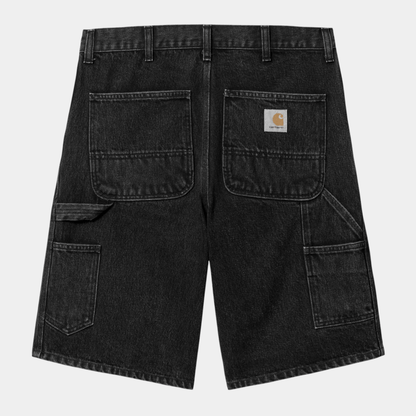 CARHARTT WIP Carhartt Wip Shorts Single Knee - Black stone washed - Hubert Humangoods