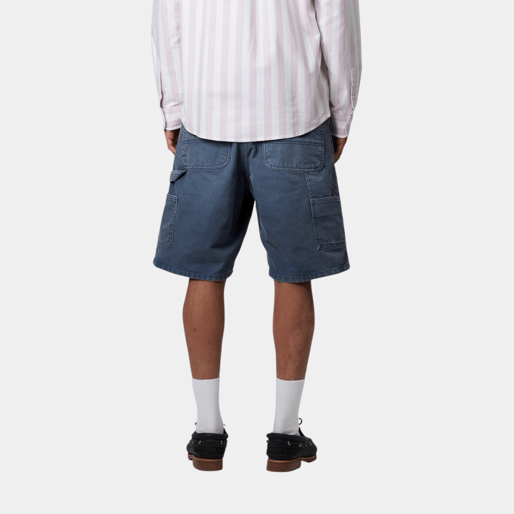 CARHARTT WIP Carhartt Wip Shorts Single Knee in canvas - Dusky Blue - Hubert Humangoods