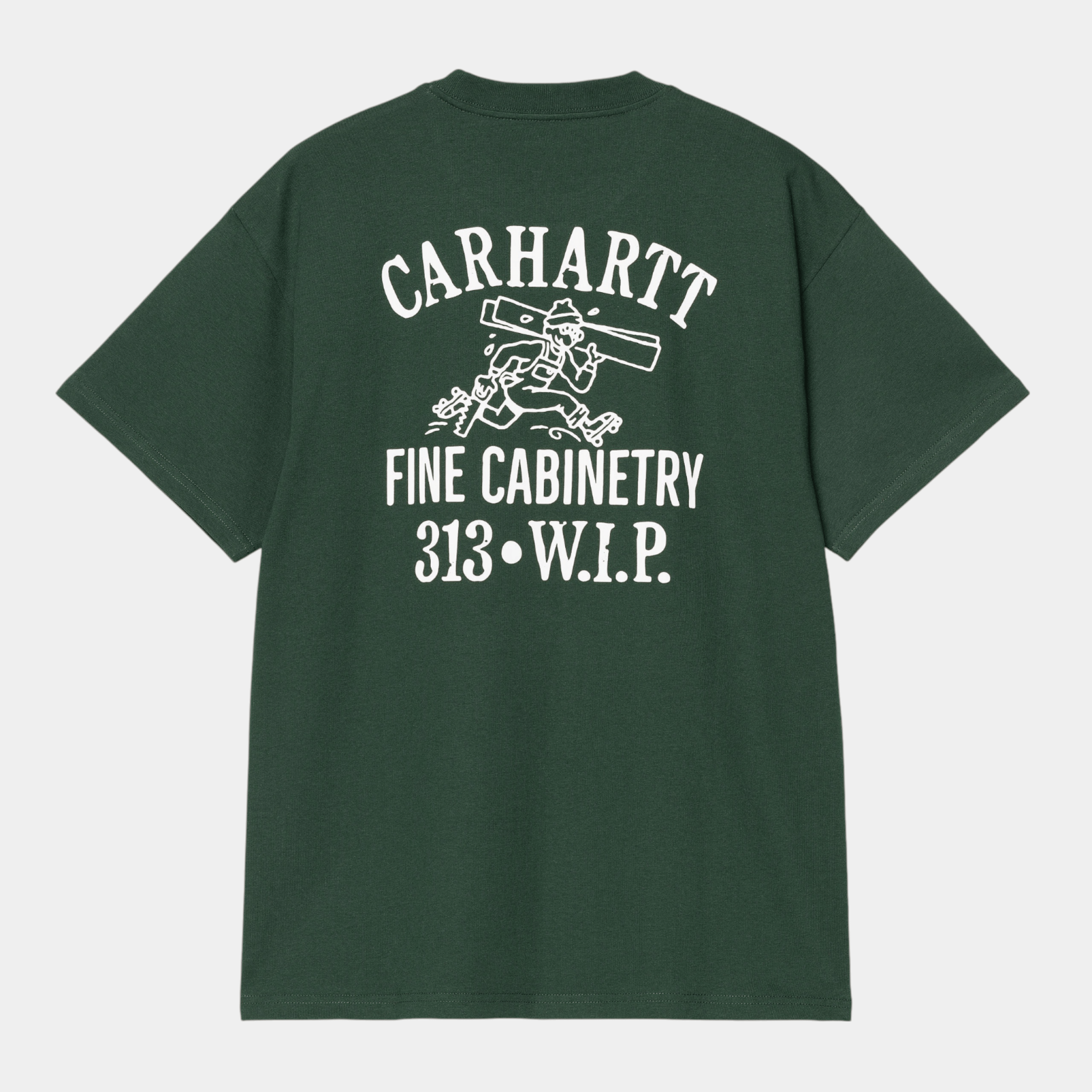 CARHARTT WIP Carhartt Wip T-shirt Cabinetry - Verde - Hubert Humangoods