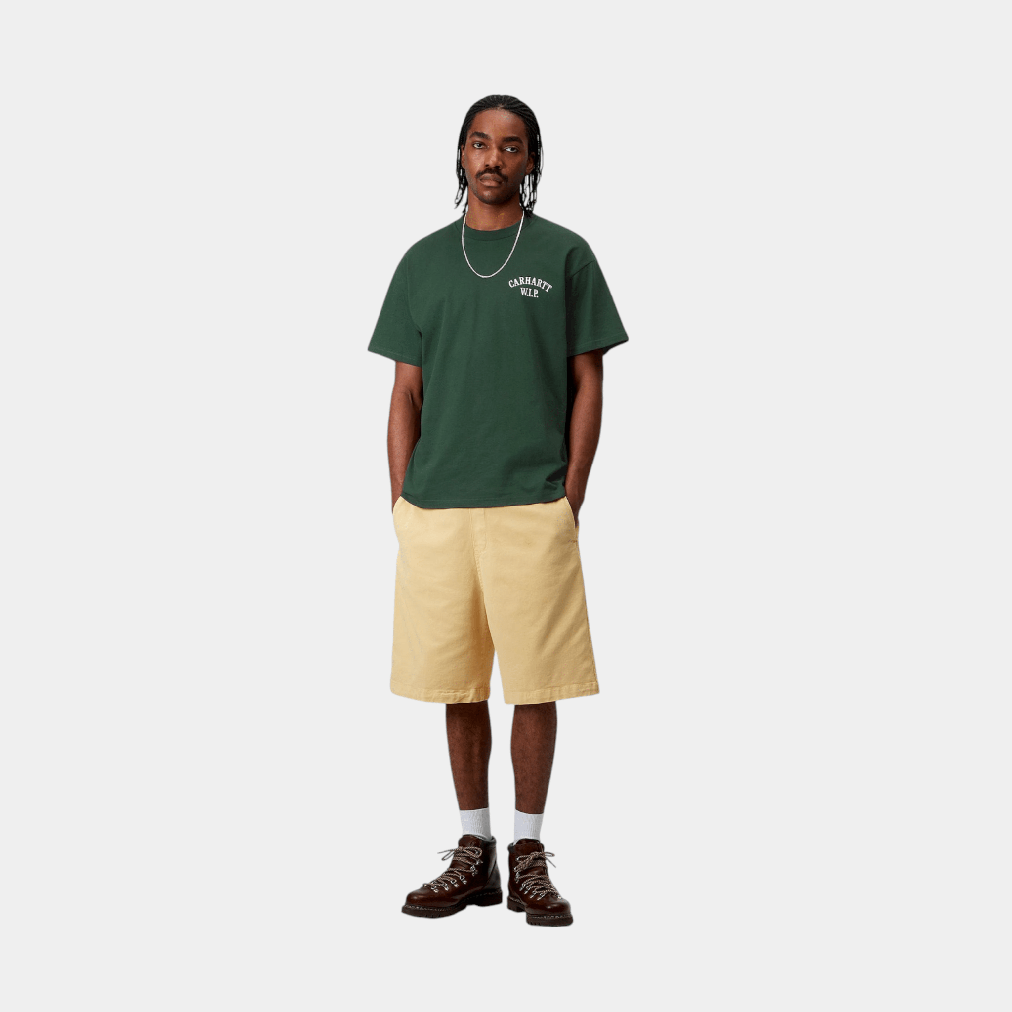 CARHARTT WIP Carhartt Wip T-shirt Cabinetry - Verde - Hubert Humangoods