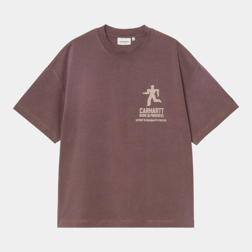 CARHARTT WIP - Carhartt Wip T-shirt Distance - Marrone/1 - Hubert Humangoods