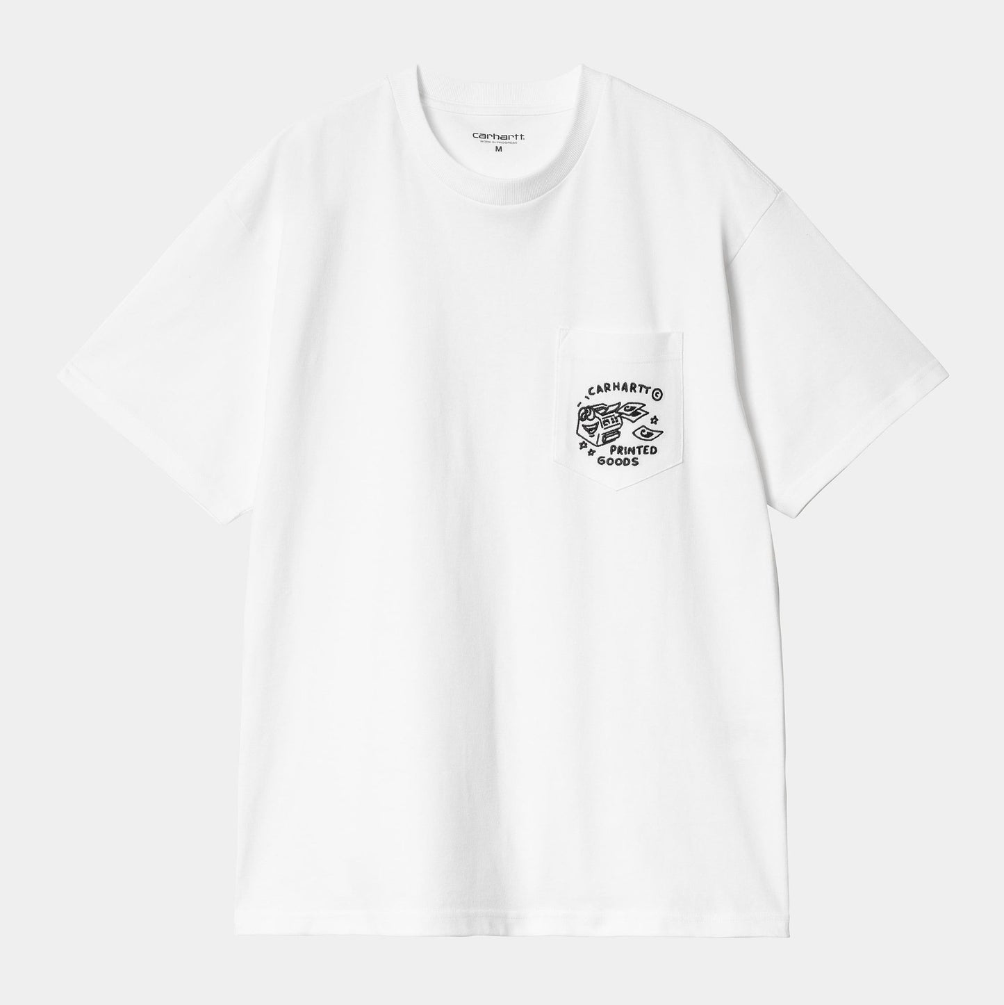 CARHARTT WIP Carhartt Wip T-Shirt Fragments con taschino - Bianco - Hubert Humangoods