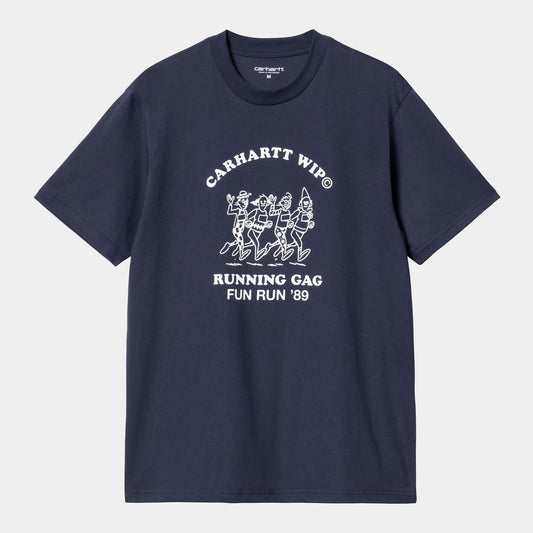 CARHARTT WIP Carhartt Wip T-Shirt Fun Run - Blu - Hubert Humangoods