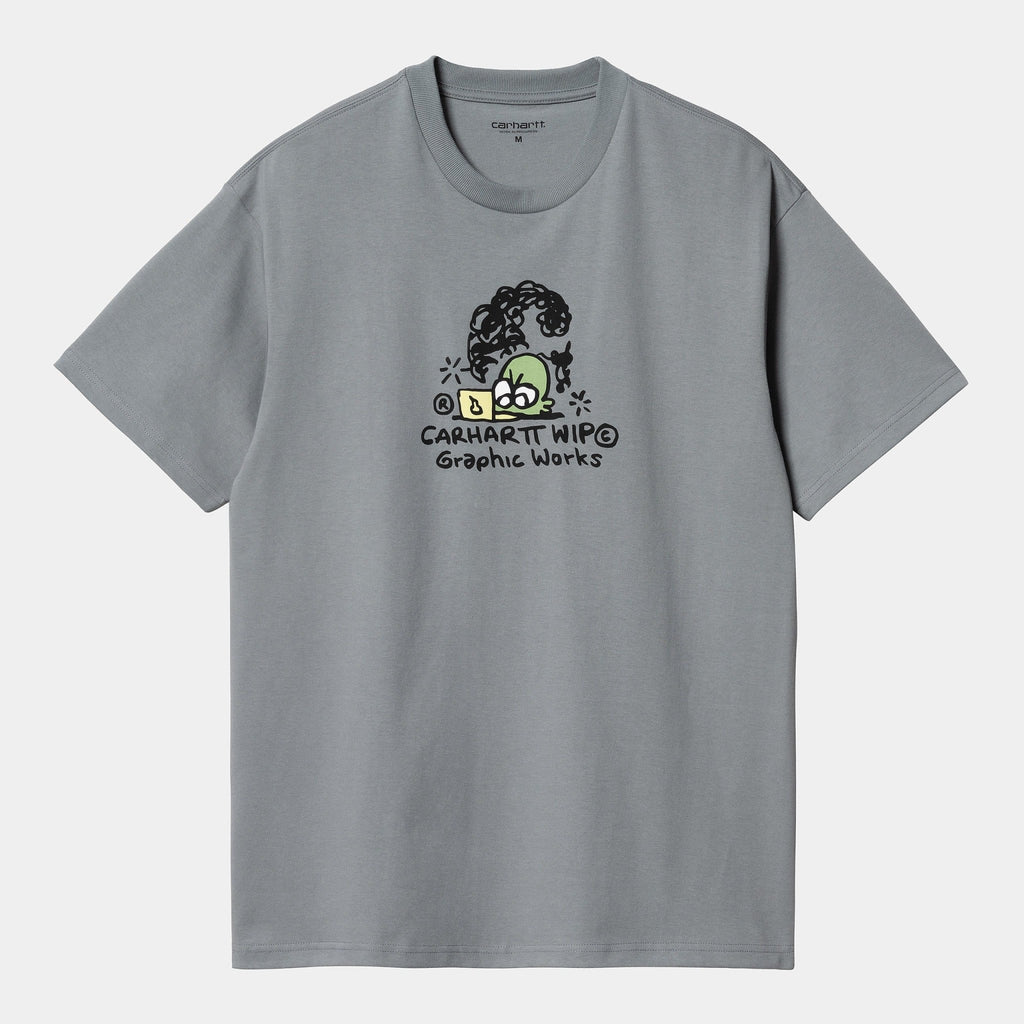 CARHARTT WIP Carhartt Wip T-Shirt Graphic Works - Grigio - Hubert Humangoods