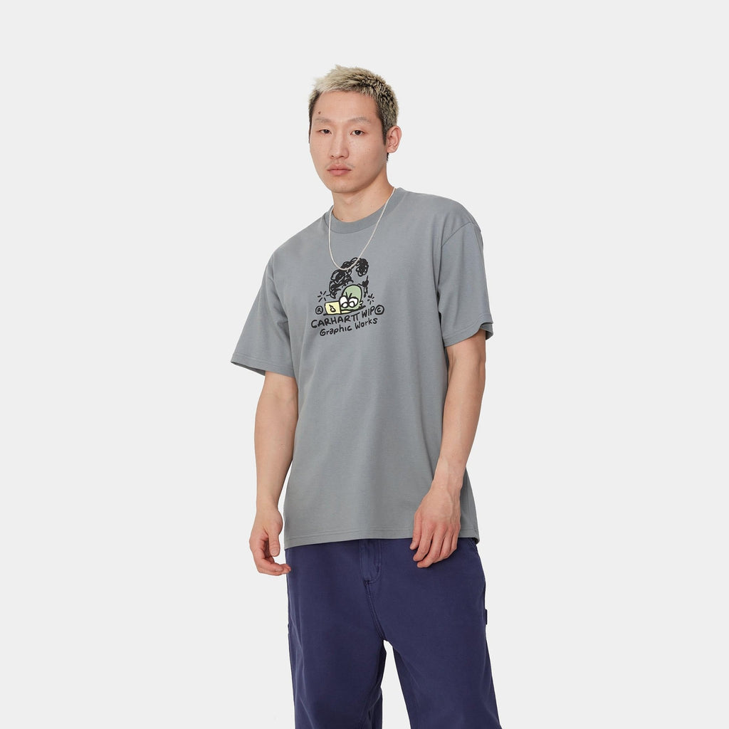 CARHARTT WIP Carhartt Wip T-Shirt Graphic Works - Grigio - Hubert Humangoods