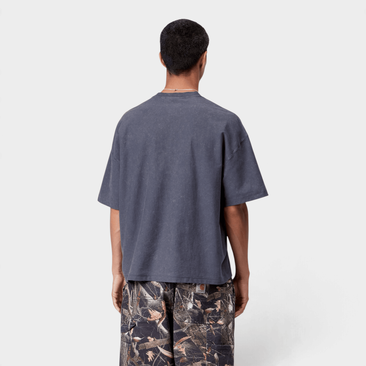 CARHARTT WIP - Carhartt Wip T-shirt Lambert slavata - Blu/4 - Hubert Humangoods