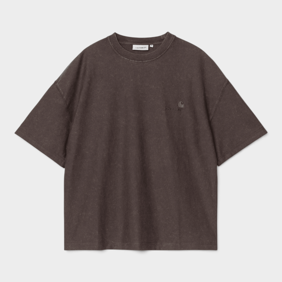 CARHARTT WIP - Carhartt Wip T-shirt Lambert slavata - Marrone/1 - Hubert Humangoods