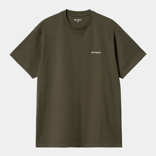 CARHARTT WIP Carhartt Wip T-Shirt Script Embroidery - Verde Cipresso - Hubert Humangoods