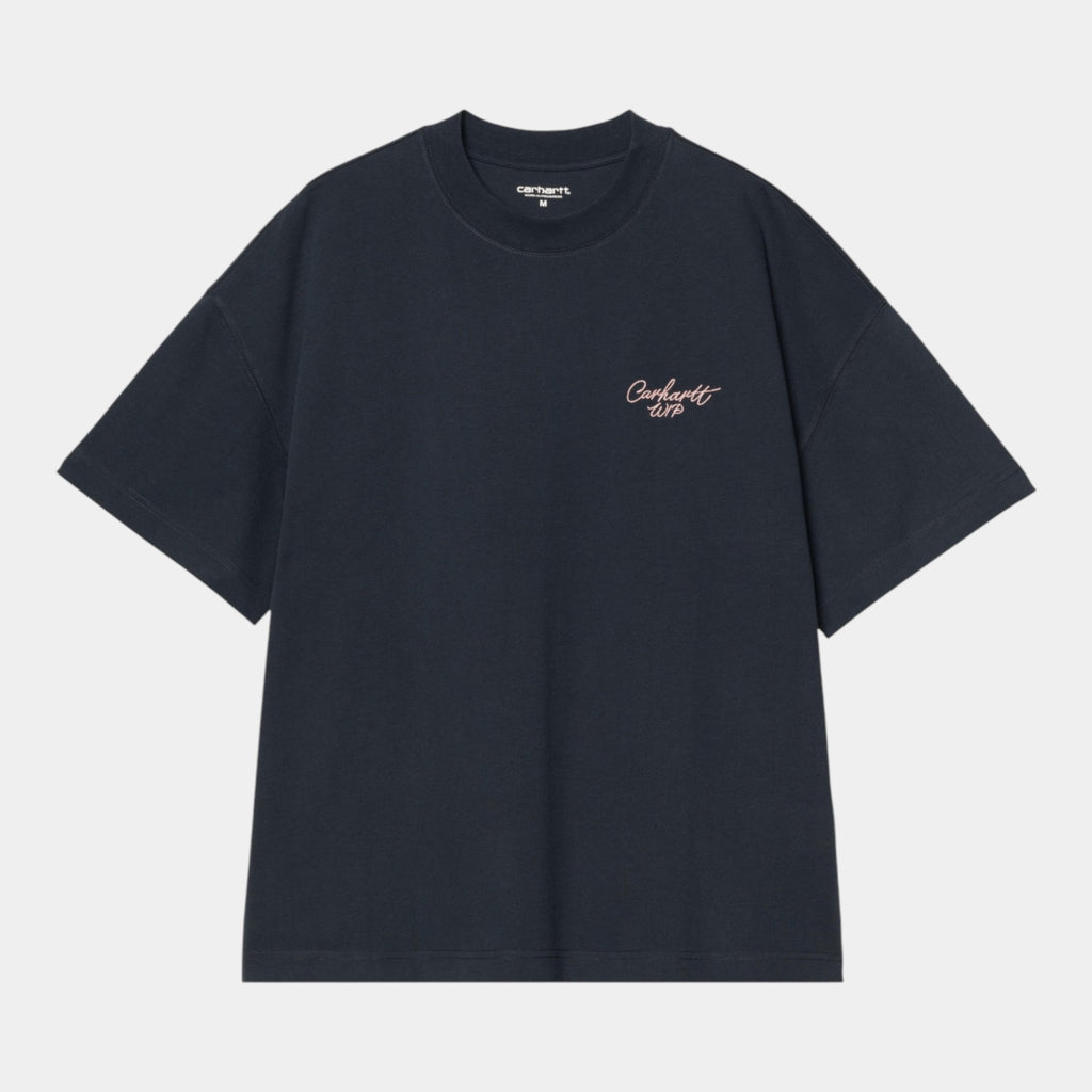 CARHARTT WIP Carhartt Wip T-Shirt Signature - Blu - Hubert Humangoods