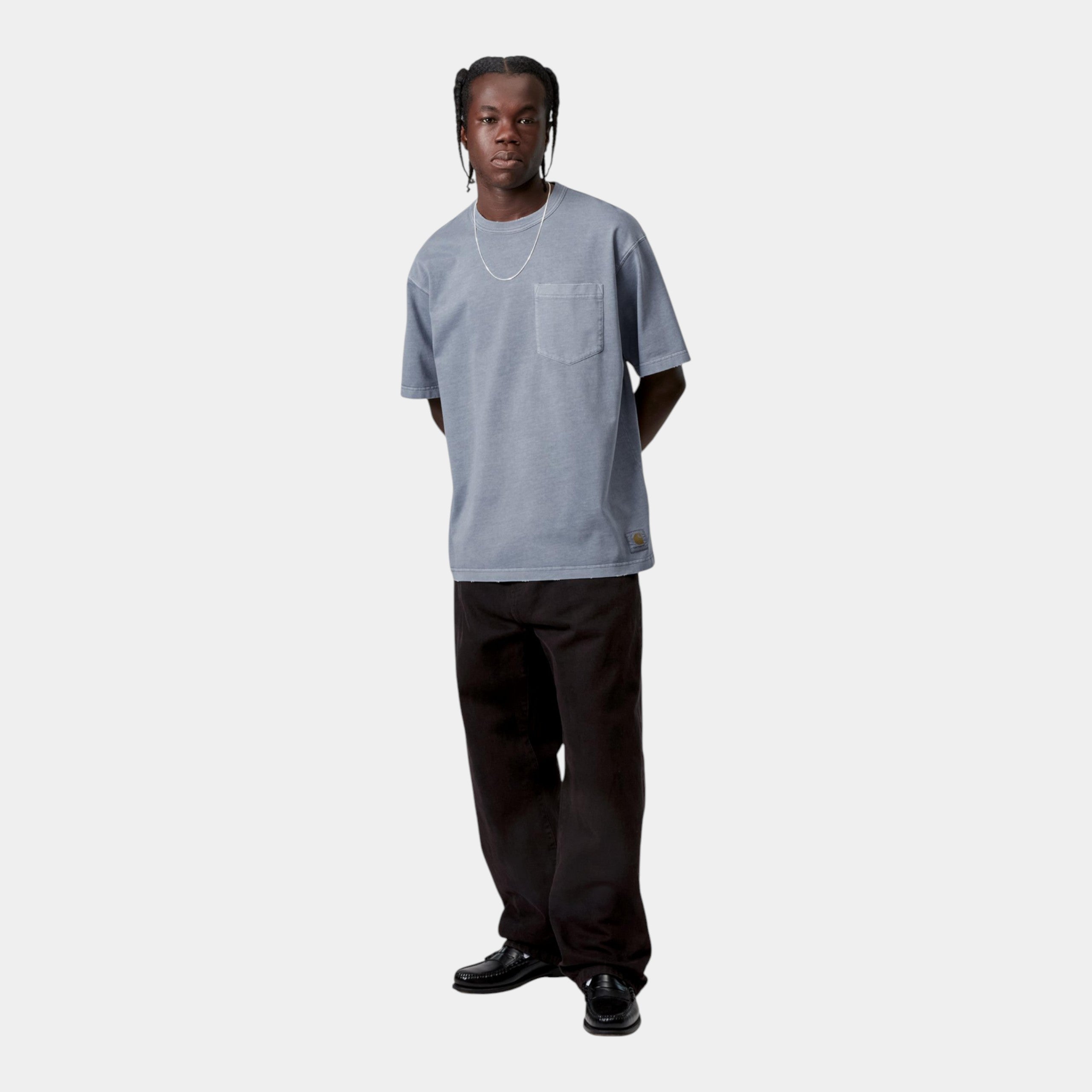 CARHARTT WIP - Carhartt Wip T-shirt Torion con taschino - Azzurro/3 - Hubert Humangoods