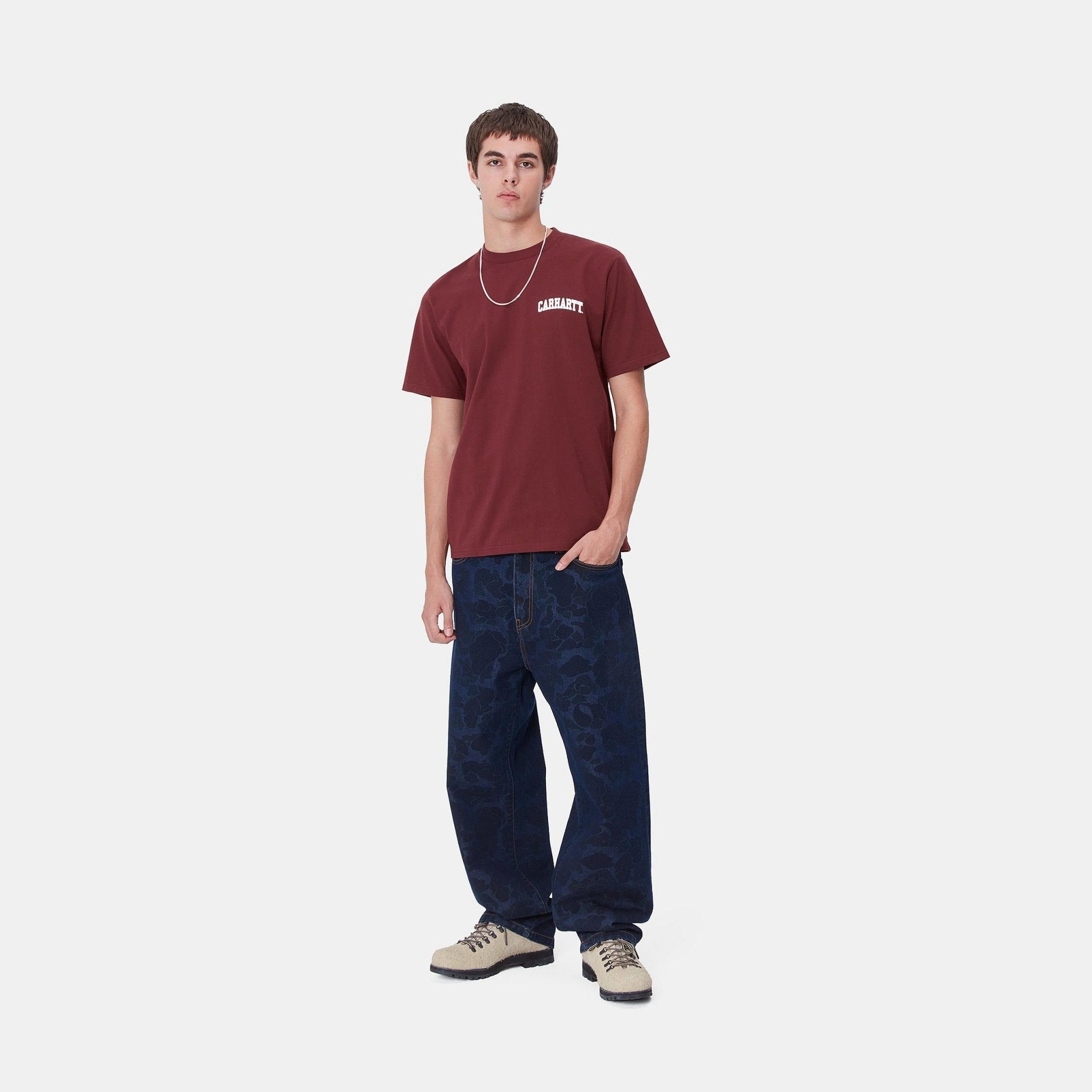 CARHARTT WIP Carhartt Wip T-Shirt University - Bordeux - Hubert Humangoods